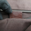 GG Supreme Double Buckle Beige × Dark Brown PVC coated canvas 122373 GGスプリーム ダブルバックル ベージュ × ダークブラウン PVCコーティングキャンバス 122373 