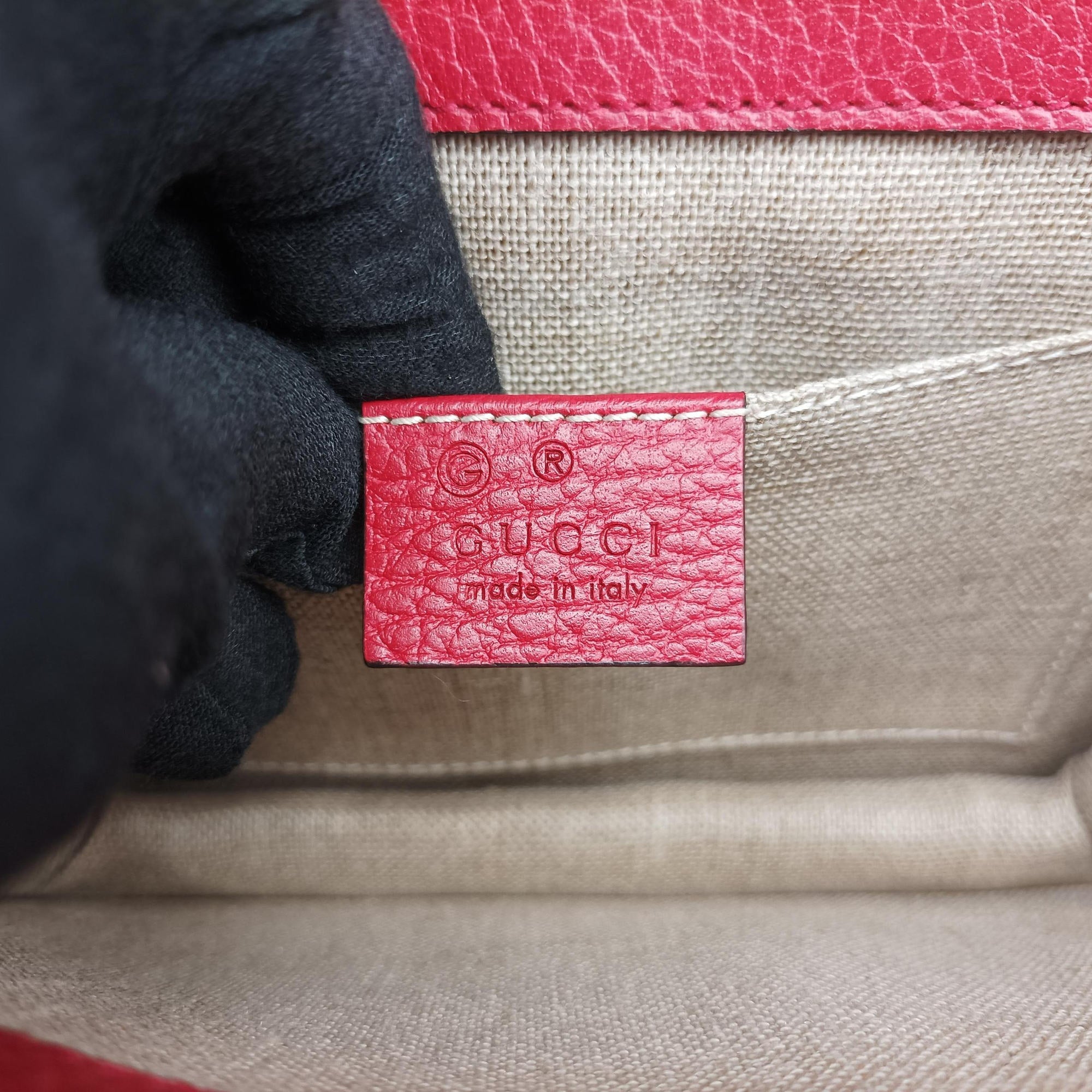 Interlocking G Red Leather 510304 D027275416インターロッキングG レッド レザー 510304 D027275416
