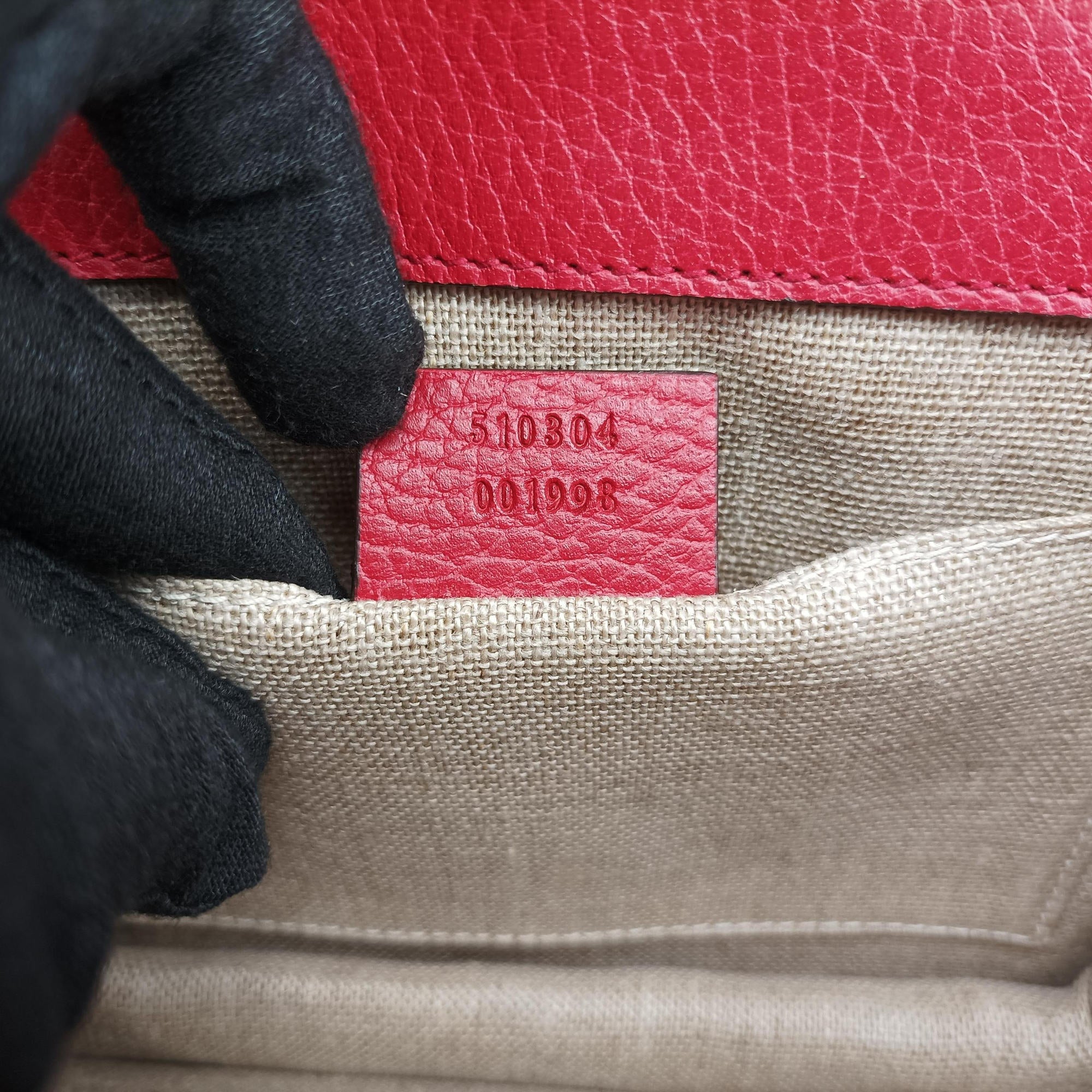 Interlocking G Red Leather 510304 D027275416インターロッキングG レッド レザー 510304 D027275416