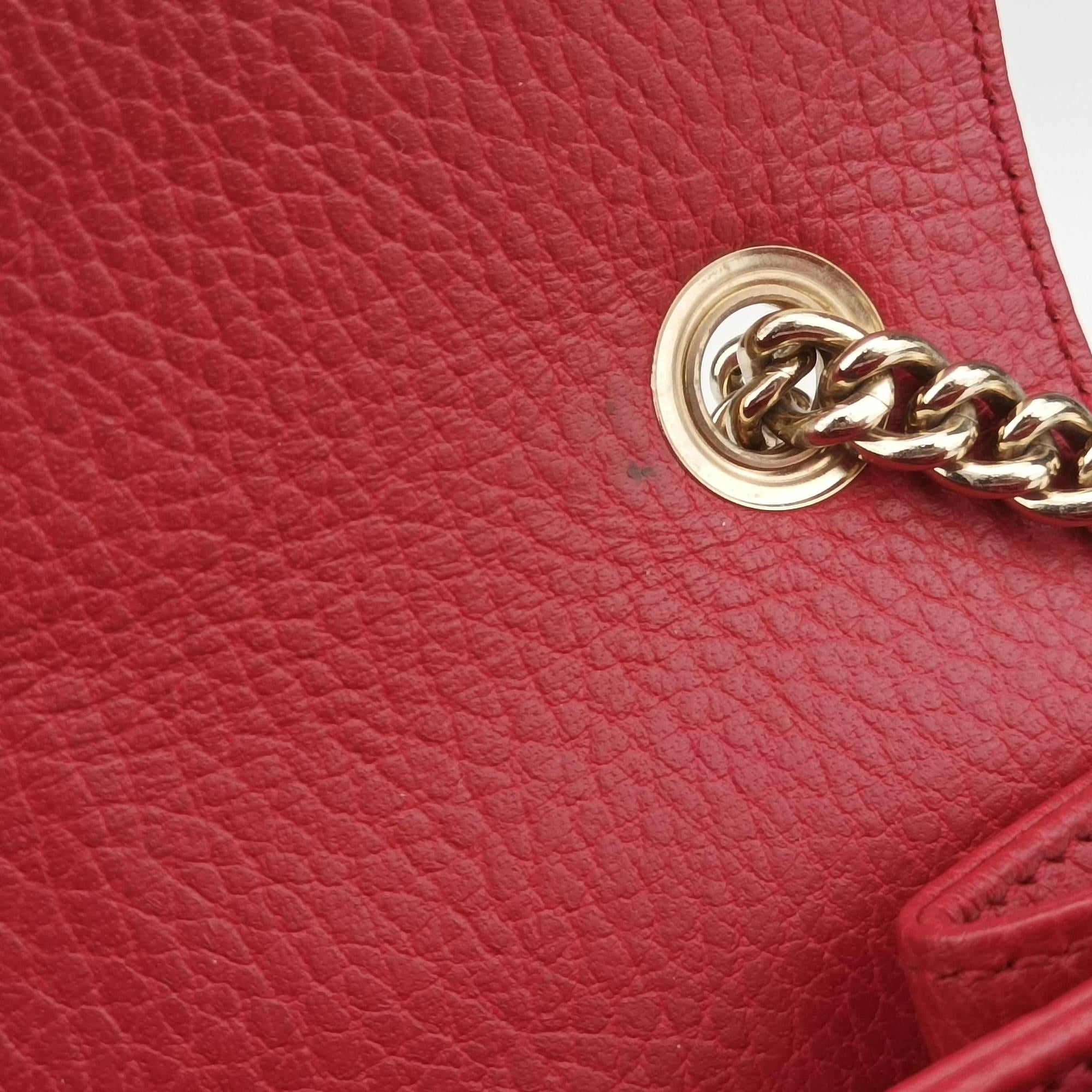 Interlocking G Red Leather 510304 D027275416インターロッキングG レッド レザー 510304 D027275416