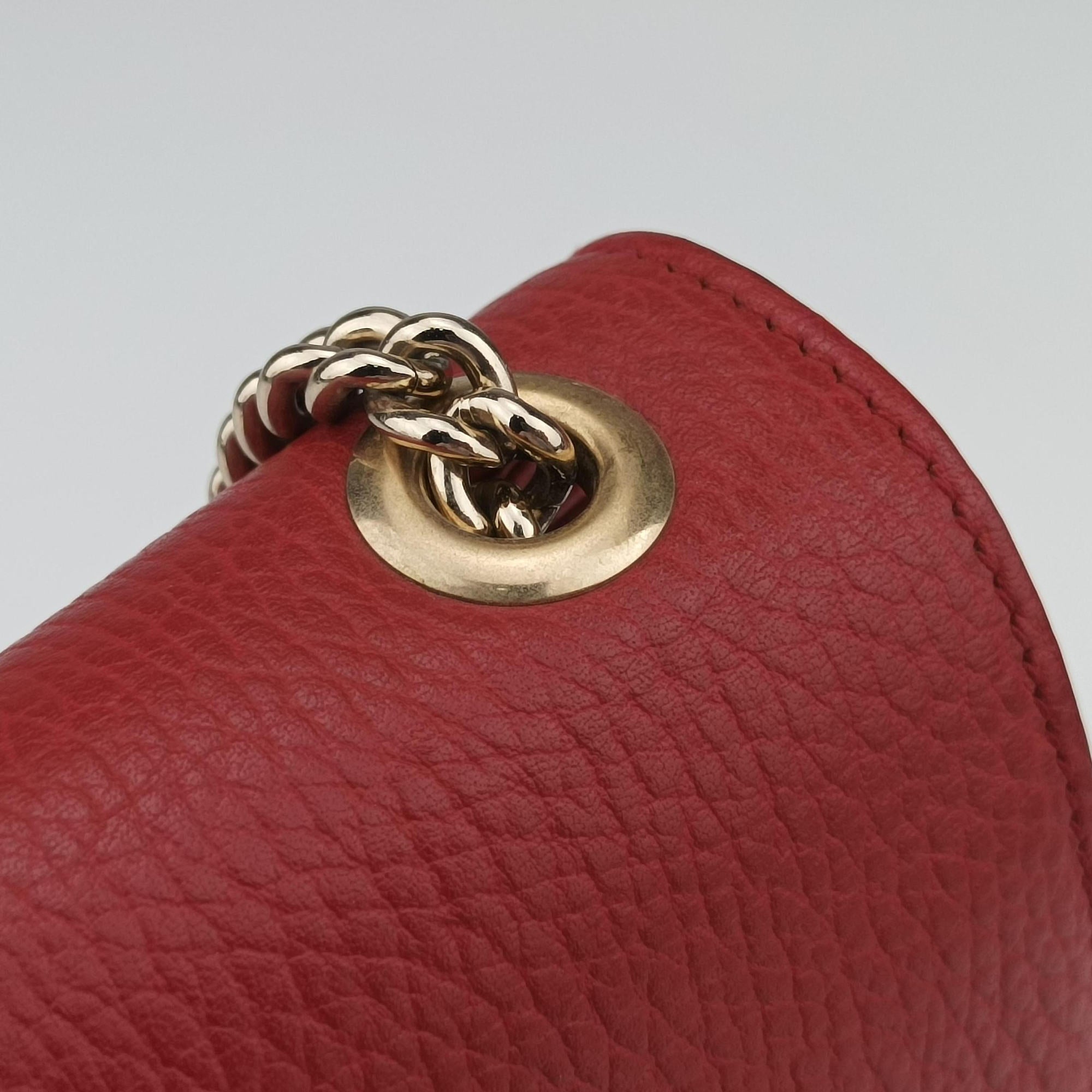 Interlocking G Red Leather 510304 D027275416インターロッキングG レッド レザー 510304 D027275416