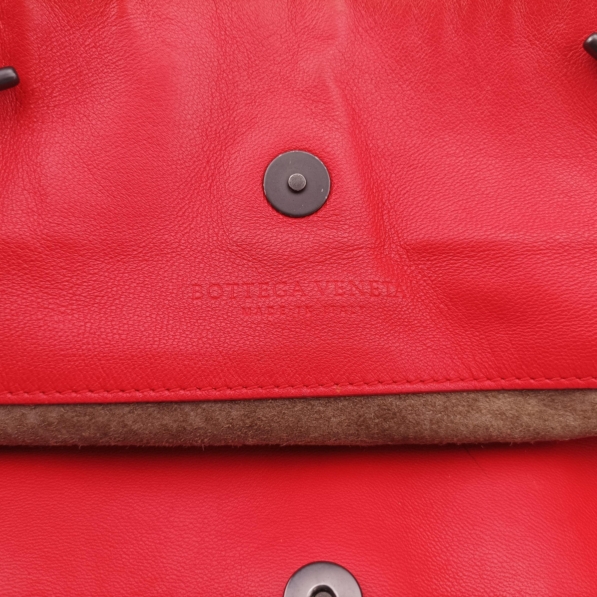 Intrecciato Red lambskin B04824135Qイントレチャート レッド ラムスキン B04824135Q