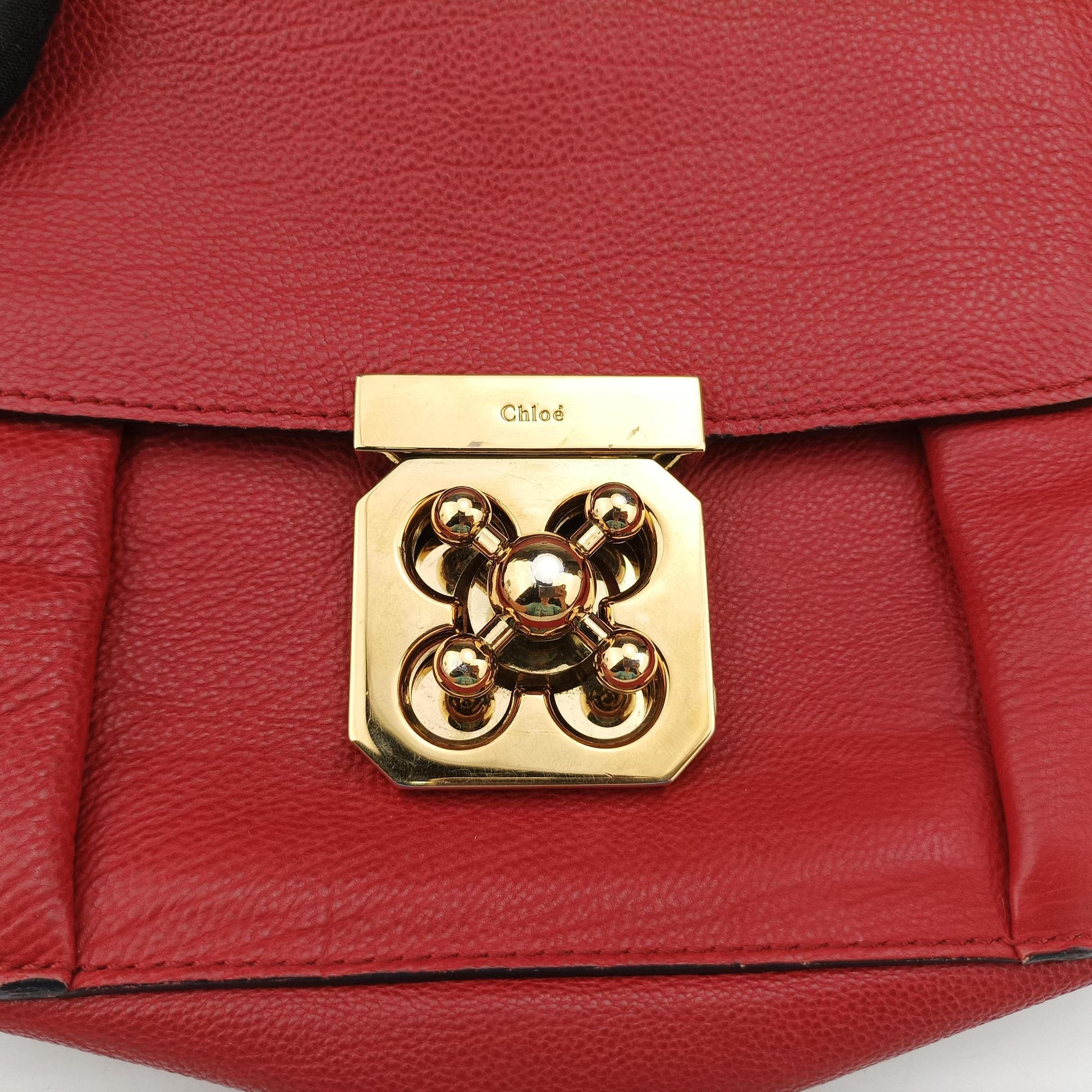 Elsie Red Leather 011157エルシー レッド レザー 011157