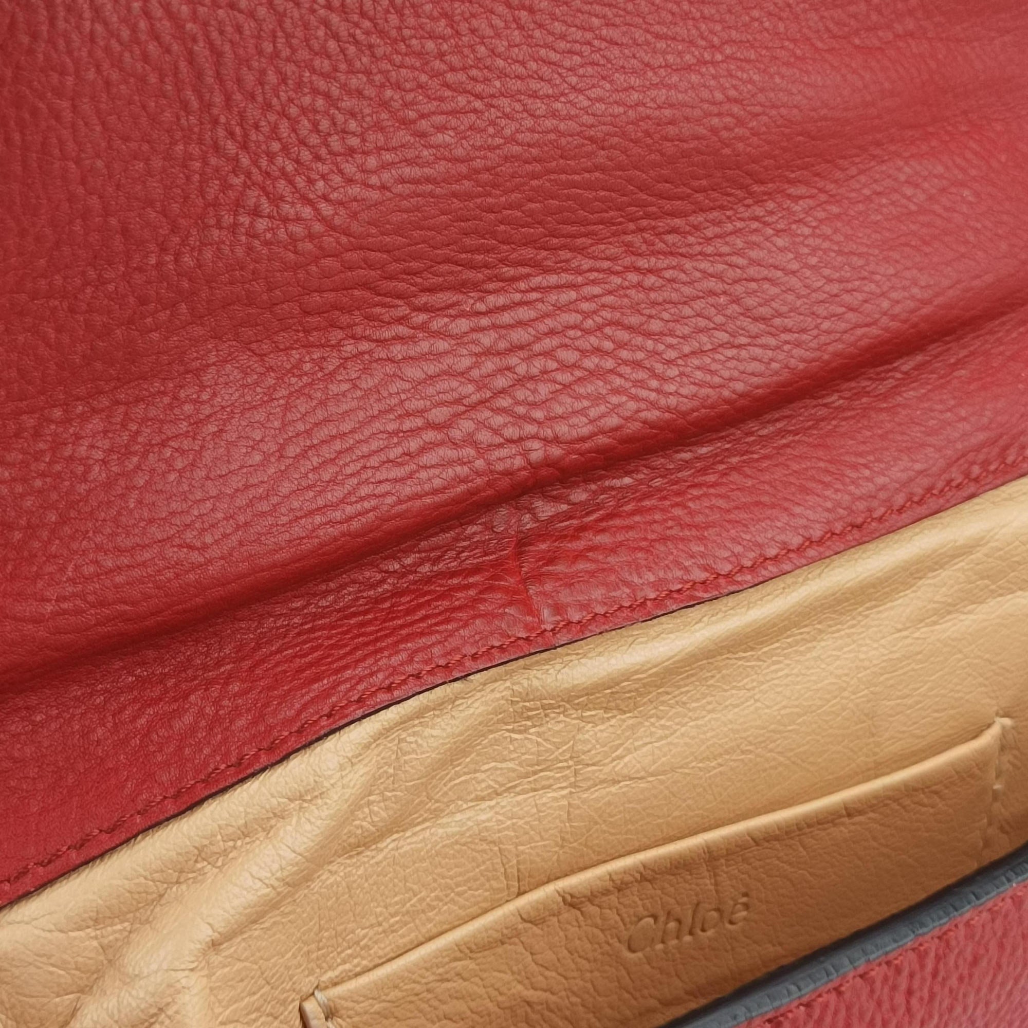 Elsie Red Leather 011157エルシー レッド レザー 011157