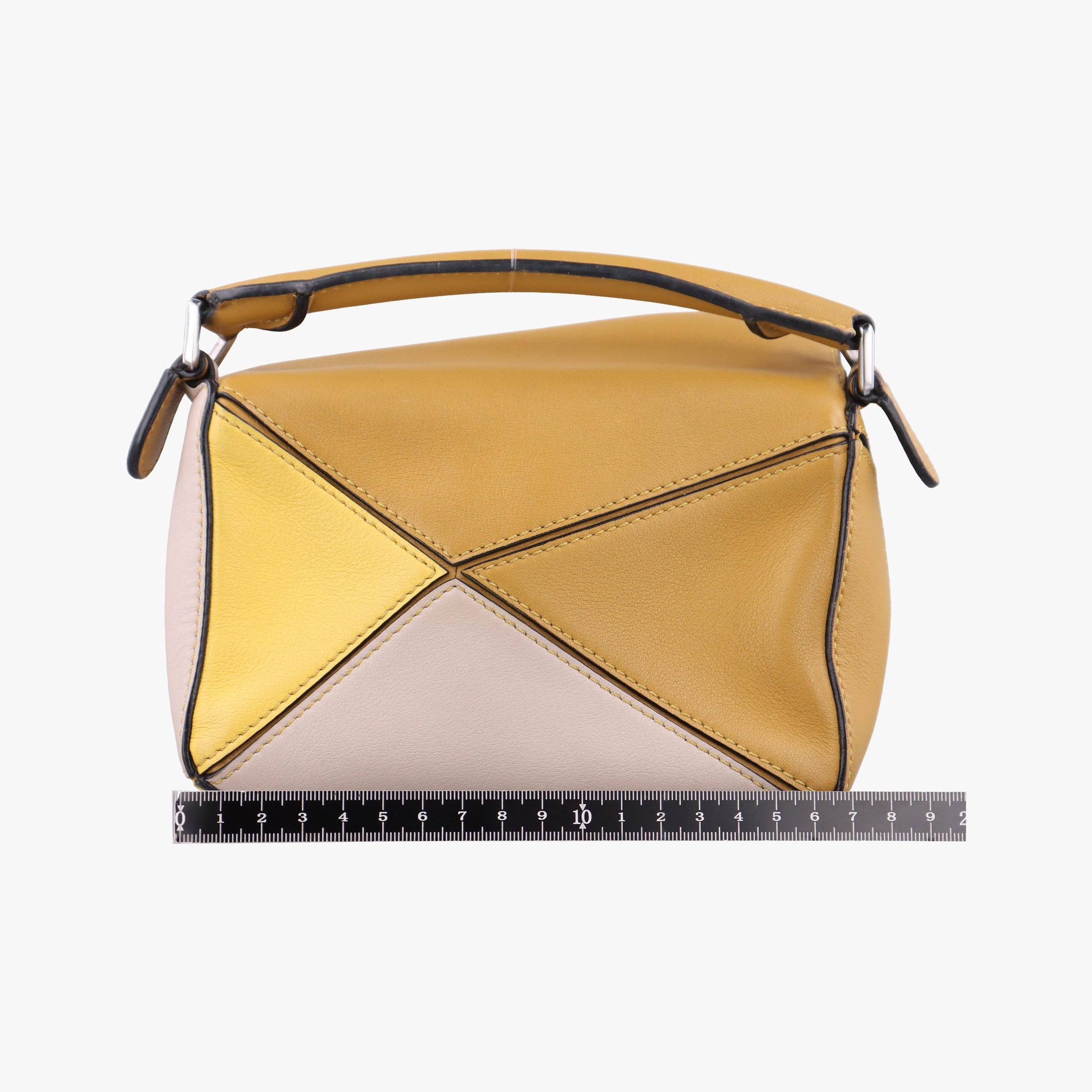 Puzzle　mini Beige × Khaki × Yellow Leather 06 19 38パズル ミニ ベージュ × カーキ × イエロー レザー 06 19 38