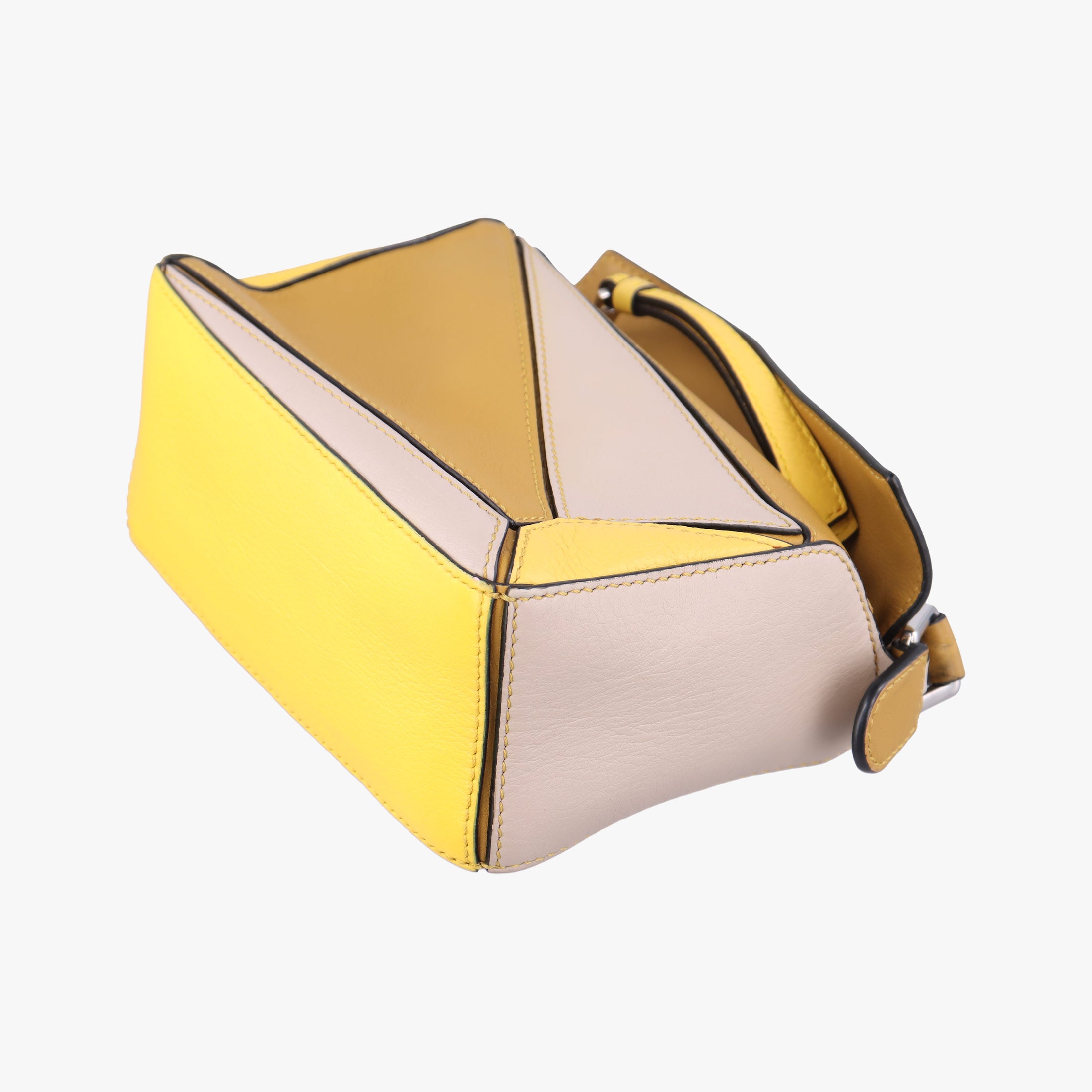 Puzzle　mini Beige × Khaki × Yellow Leather 06 19 38パズル ミニ ベージュ × カーキ × イエロー レザー 06 19 38