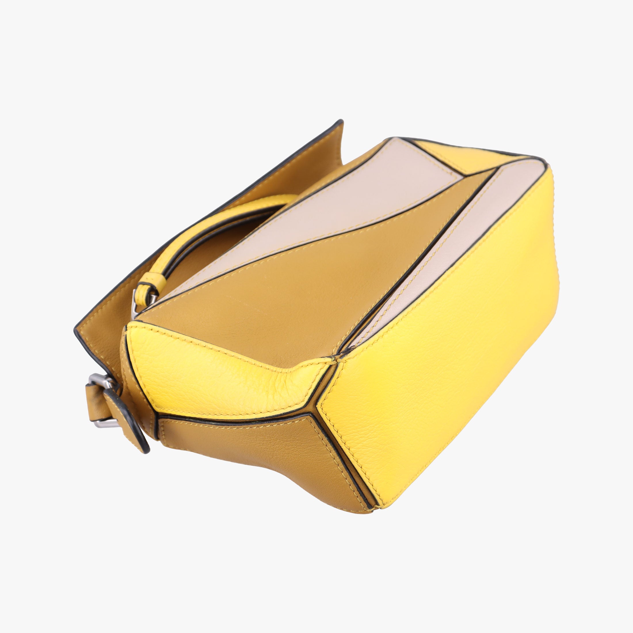 Puzzle　mini Beige × Khaki × Yellow Leather 06 19 38パズル ミニ ベージュ × カーキ × イエロー レザー 06 19 38