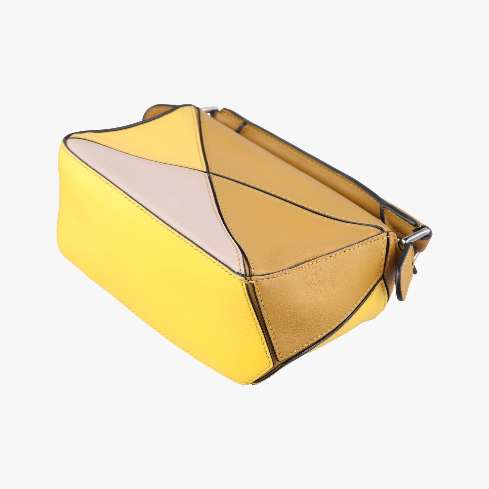 Puzzle　mini Beige × Khaki × Yellow Leather 06 19 38パズル ミニ ベージュ × カーキ × イエロー レザー 06 19 38