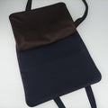 Mrs. Hippie Brown Toile Officier × Veau Swift  J▢Iミセスヒッピー ブラック トワルオフィシエ× ヴォー・スイフト J▢I