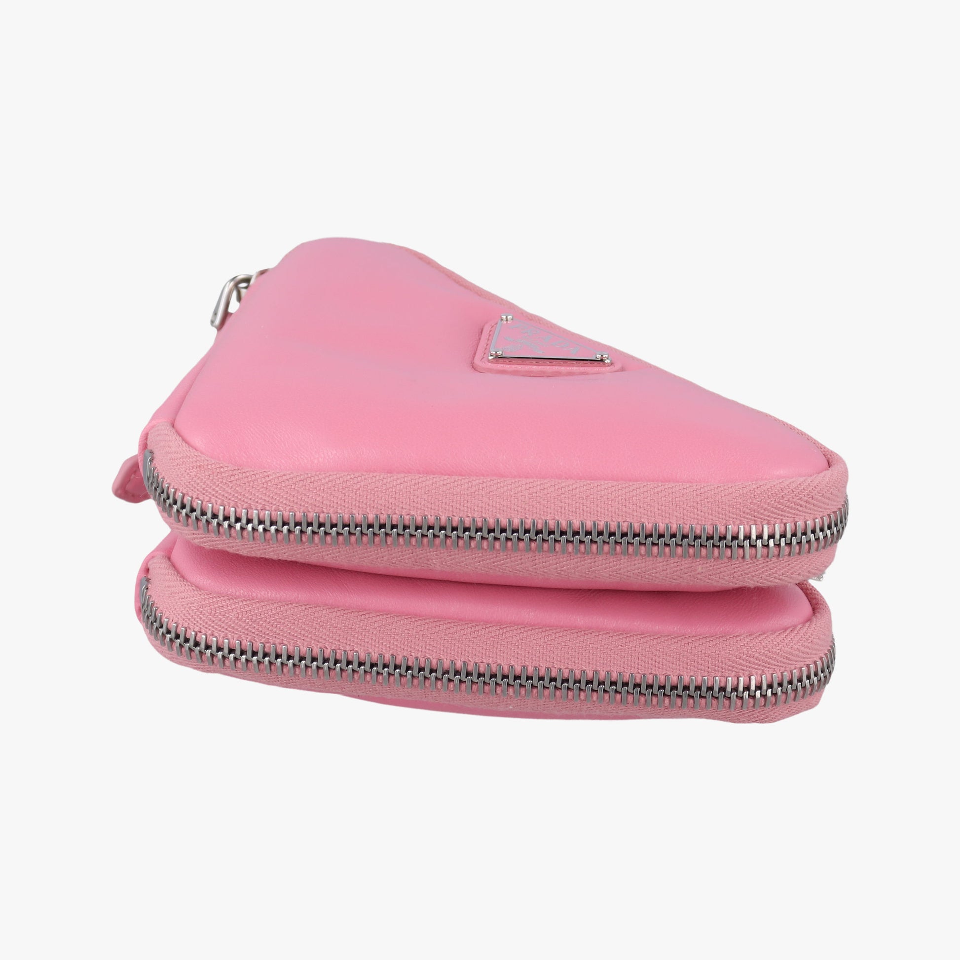 Triangle mini Pink Leather 1NR015 62トライアングル ミニ ピンク レザー 1NR015 62