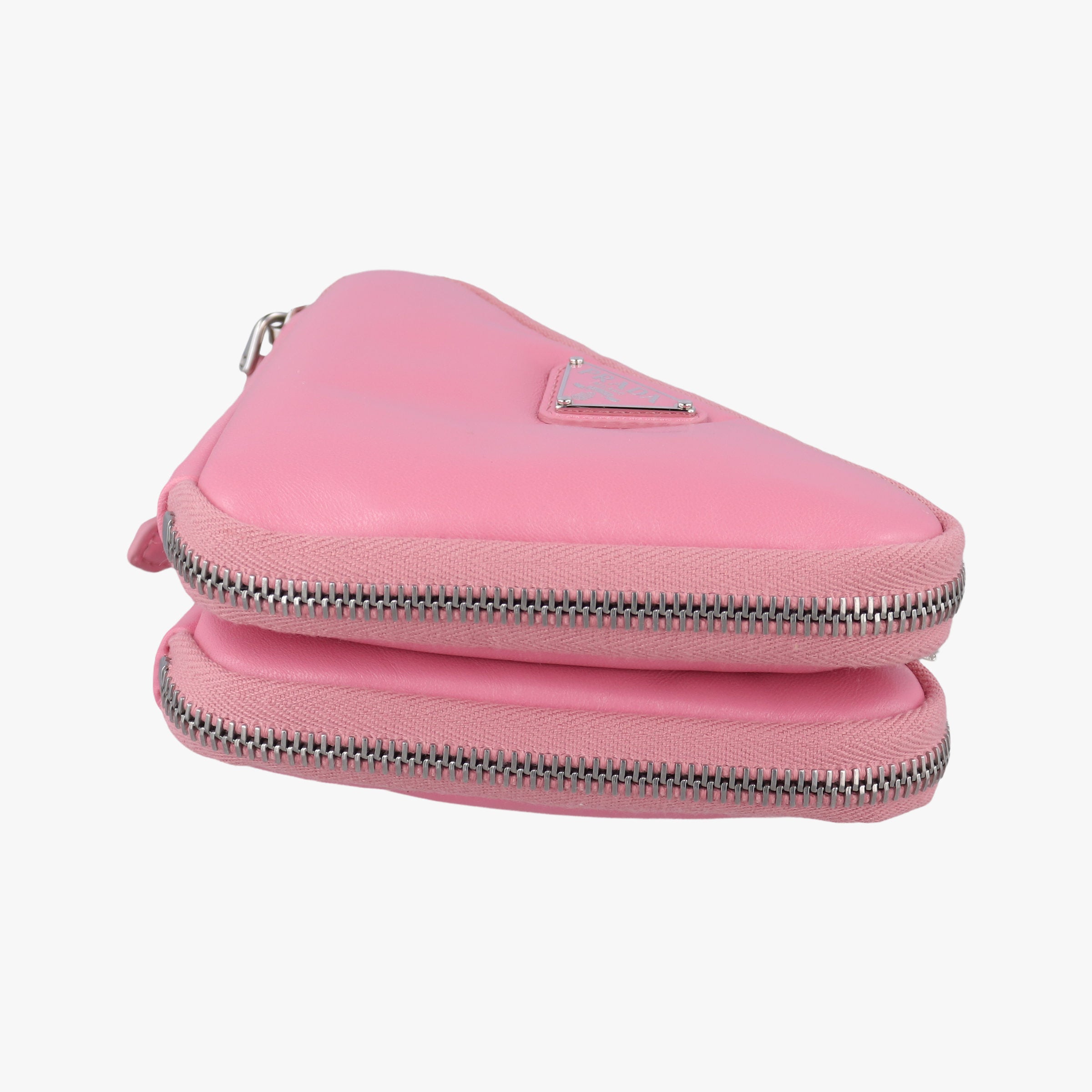 Triangle mini Pink Leather 1NR015 62トライアングル ミニ ピンク レザー 1NR015 62