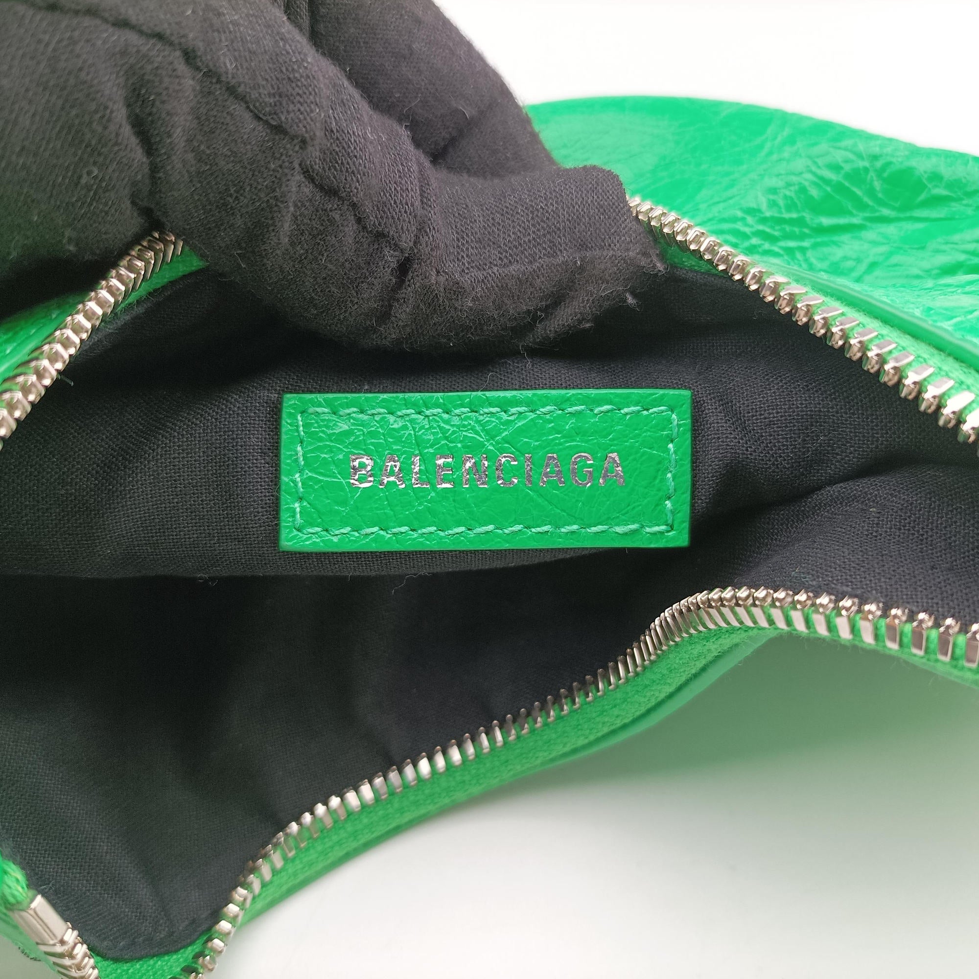 Le Cagole Green lambskin 671309.3809.R.535269ルカゴール グリーン ラムスキン 671309.3809.R.535269