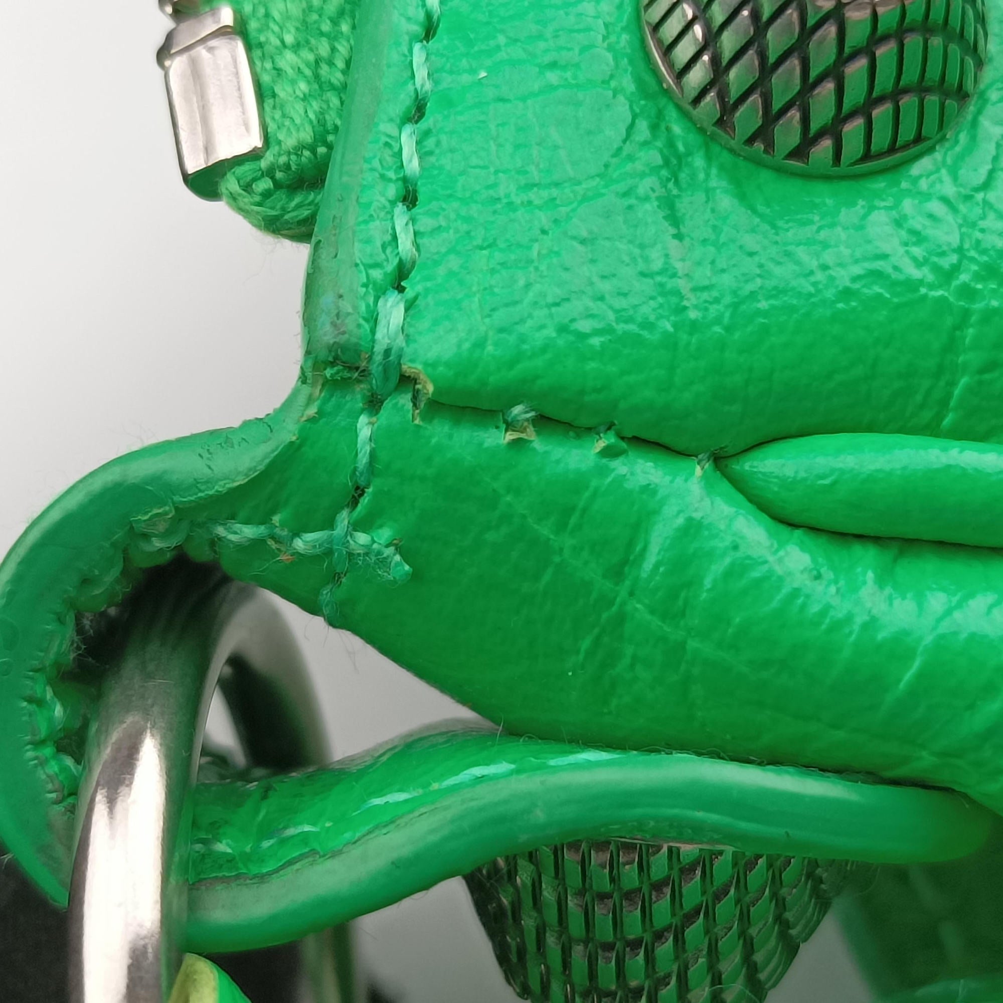 Le Cagole Green lambskin 671309.3809.R.535269ルカゴール グリーン ラムスキン 671309.3809.R.535269