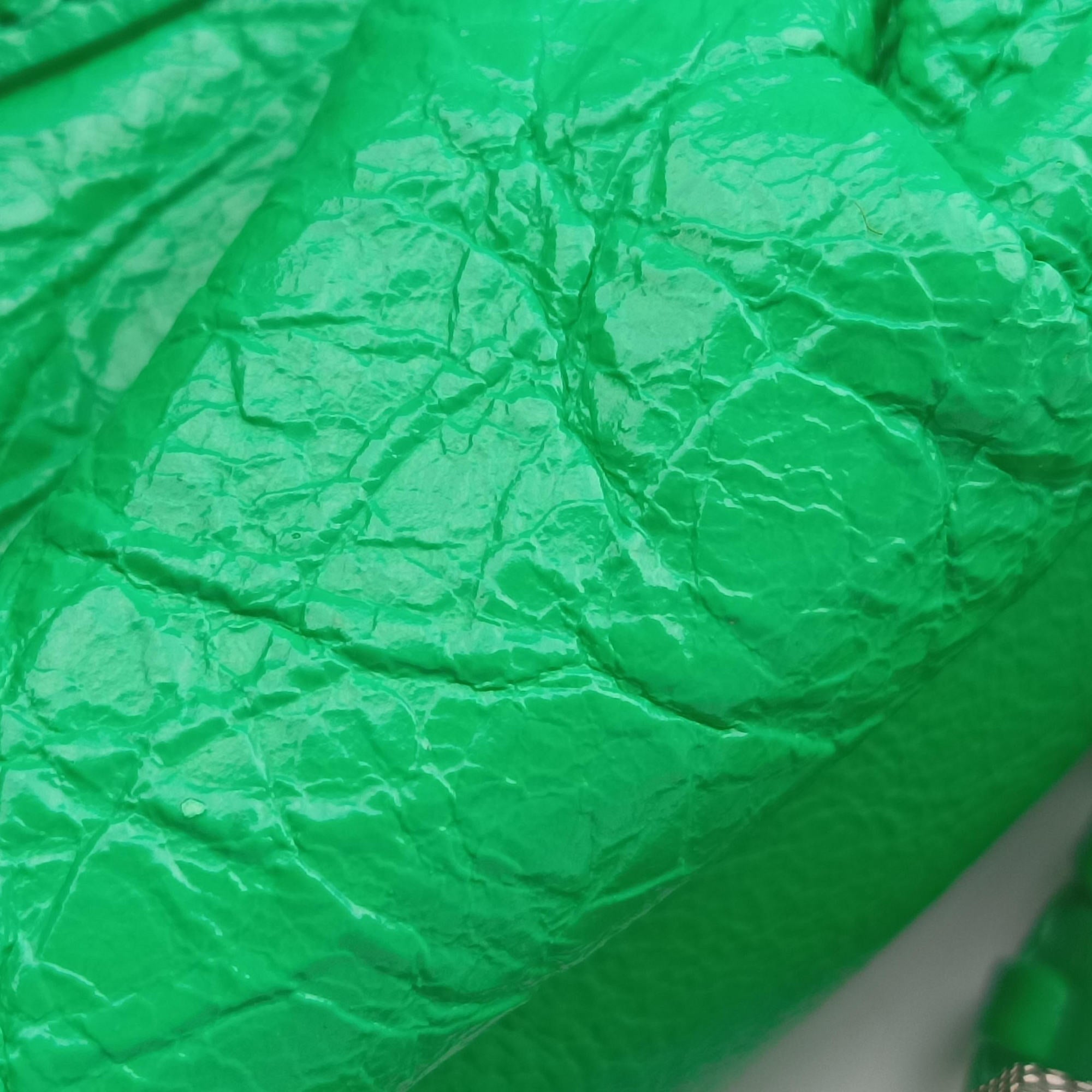 Le Cagole Green lambskin 671309.3809.R.535269ルカゴール グリーン ラムスキン 671309.3809.R.535269