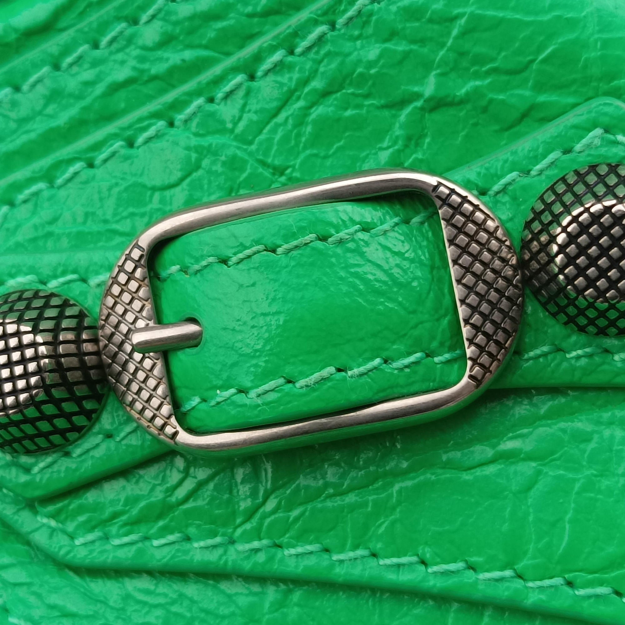 Le Cagole Green lambskin 671309.3809.R.535269ルカゴール グリーン ラムスキン 671309.3809.R.535269