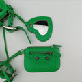 Le Cagole Green lambskin 671309.3809.R.535269ルカゴール グリーン ラムスキン 671309.3809.R.535269