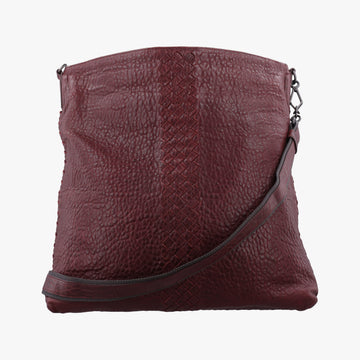Intrecciato Burgundy Leather B00911669Bイントレチャート ワインレッド レザー B00911669B