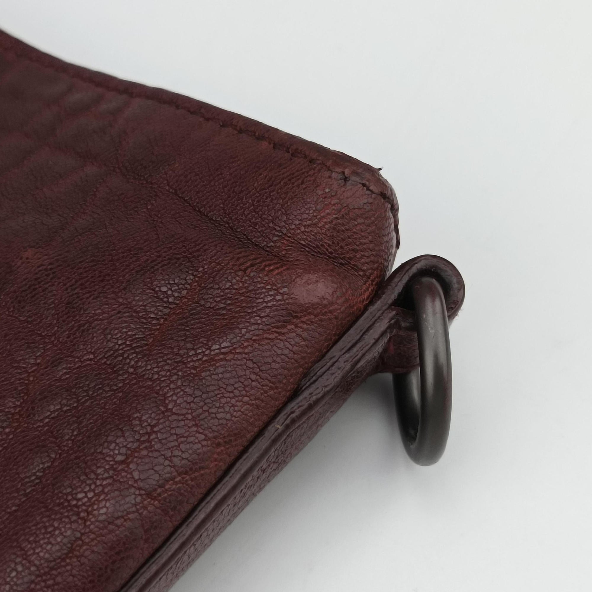 Intrecciato Burgundy Leather B00911669Bイントレチャート ワインレッド レザー B00911669B