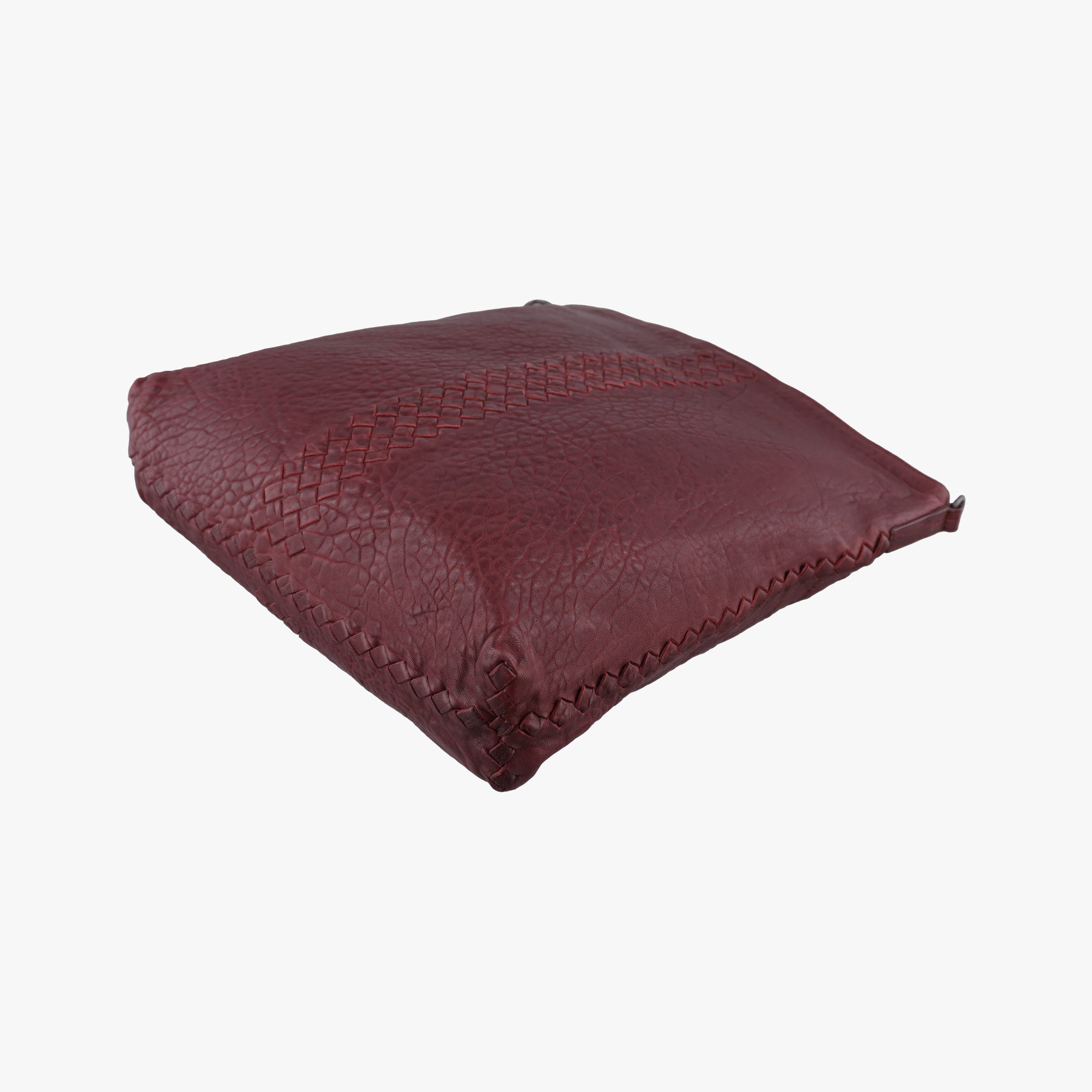Intrecciato Burgundy Leather B00911669Bイントレチャート ワインレッド レザー B00911669B