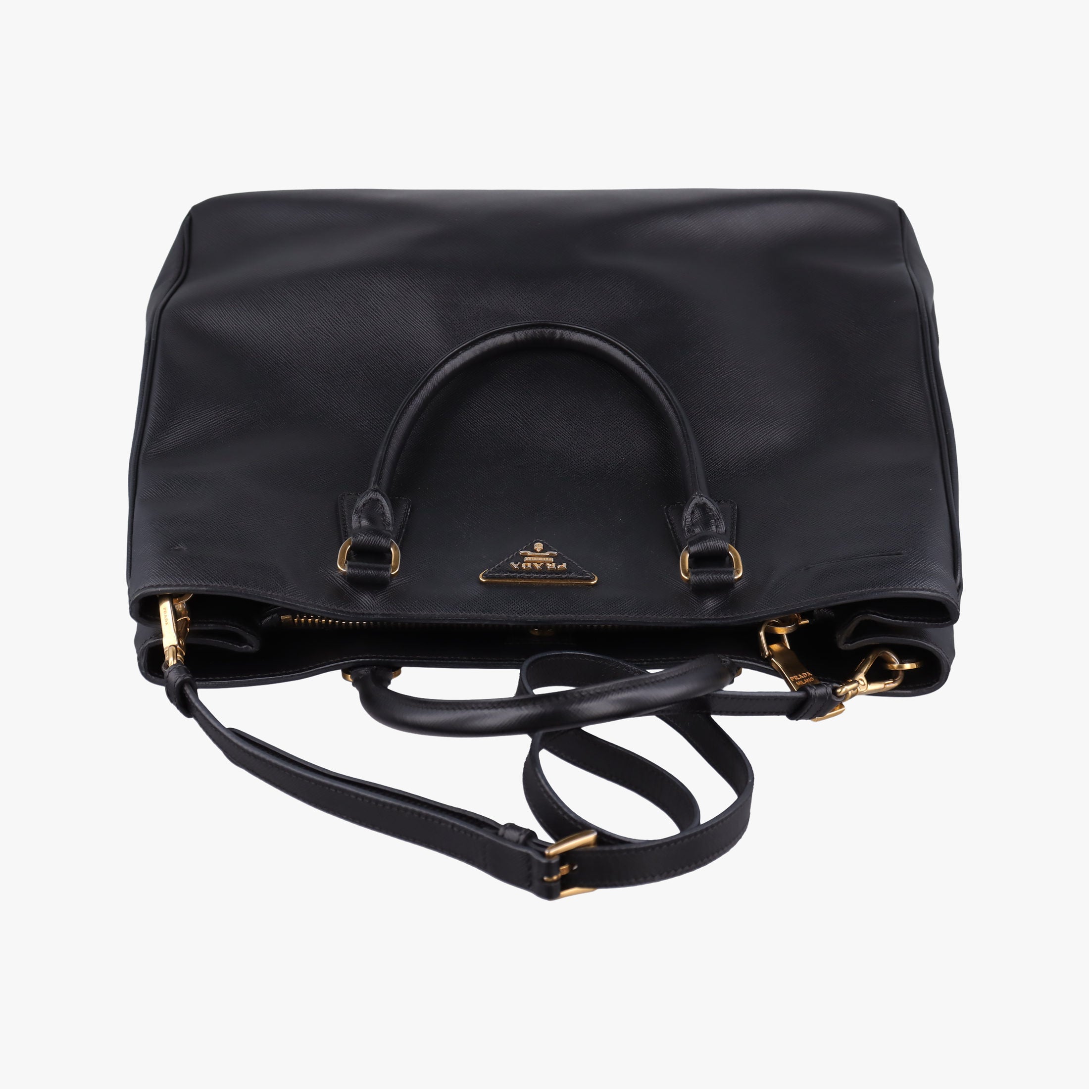 Galleria Black SAFFIANO　Leather BN1802 117ガレリア ブラック サフィアーノレザー BN1802 117