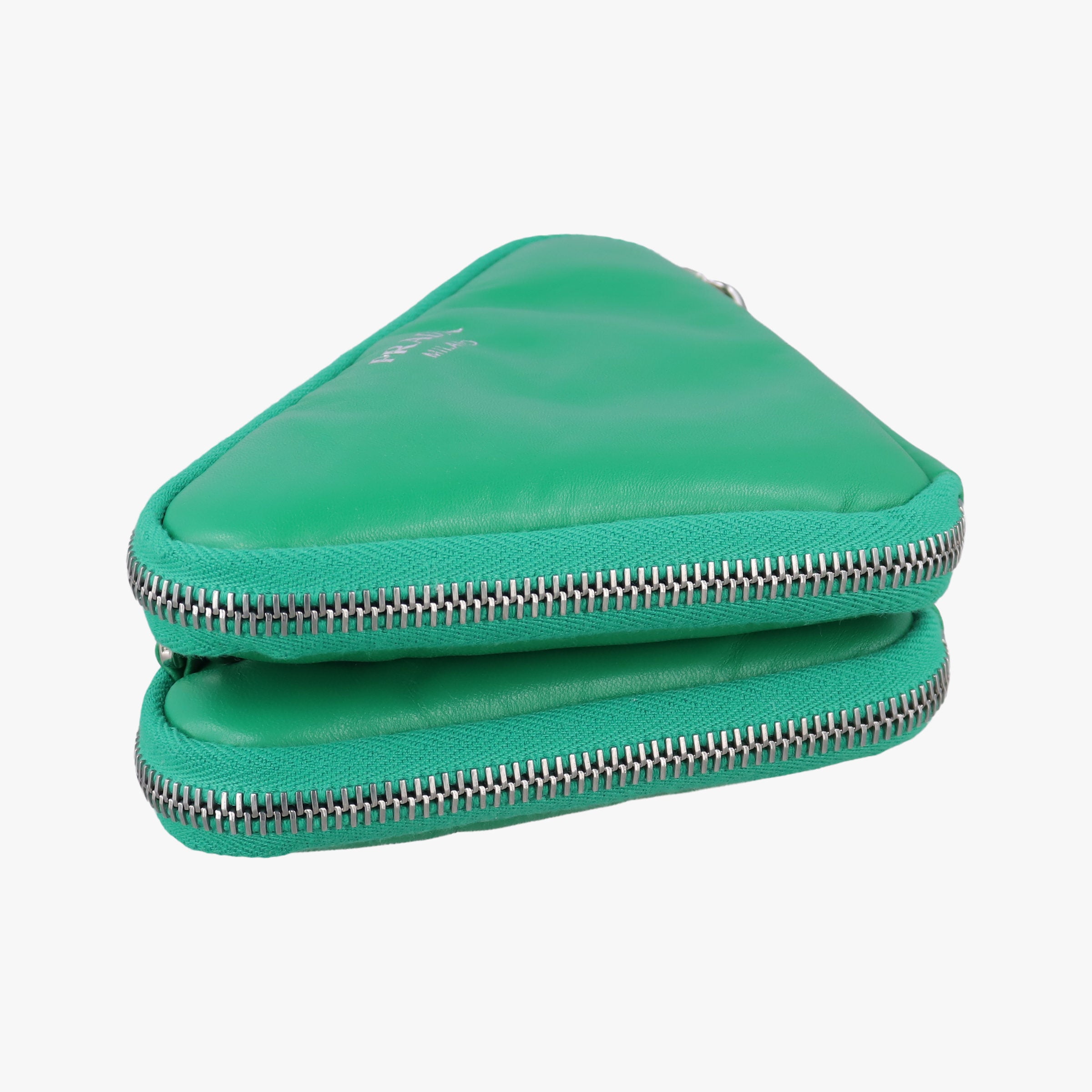 triangle mini Green Leather 1NR015 62トライアングル ミニ グリーン レザー 1NR015 62