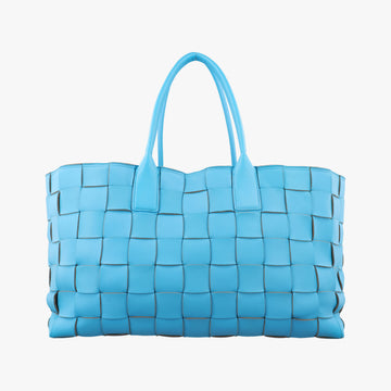 padded intrecciato Blue lambskin B08253066Hパデッド イントレチャート ブルー ラムスキン B08253066H