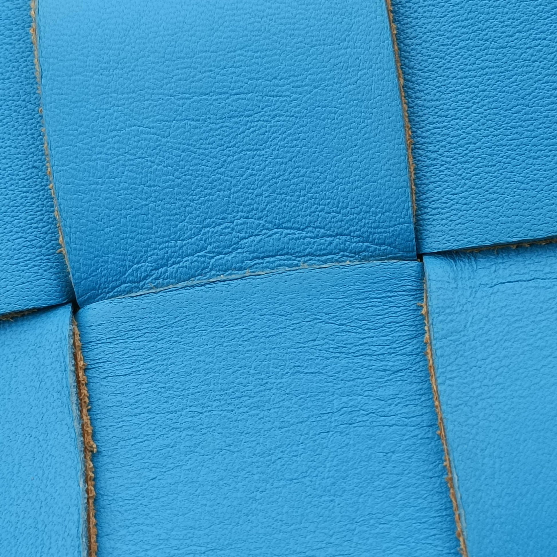 padded intrecciato Blue lambskin B08253066Hパデッド イントレチャート ブルー ラムスキン B08253066H
