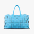 padded intrecciato Blue lambskin B08253066Hパデッド イントレチャート ブルー ラムスキン B08253066H