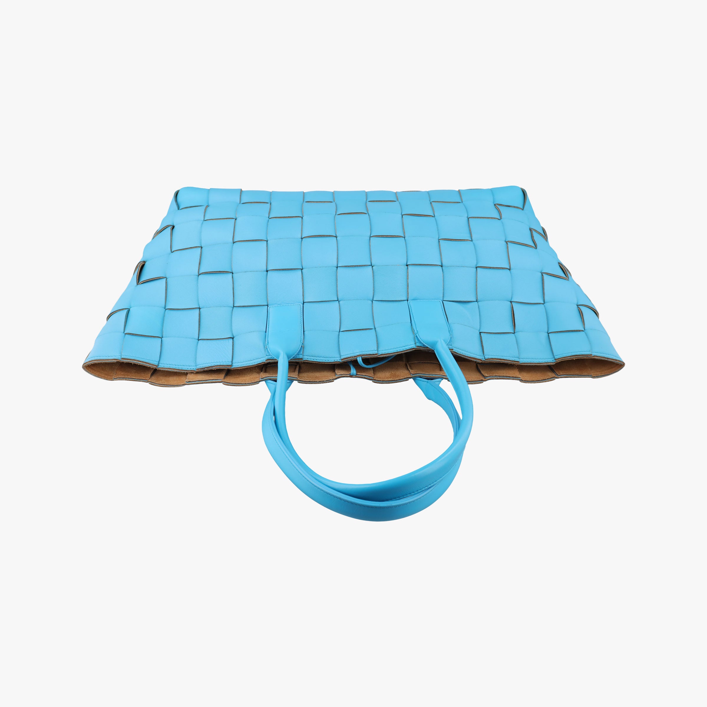 padded intrecciato Blue lambskin B08253066Hパデッド イントレチャート ブルー ラムスキン B08253066H