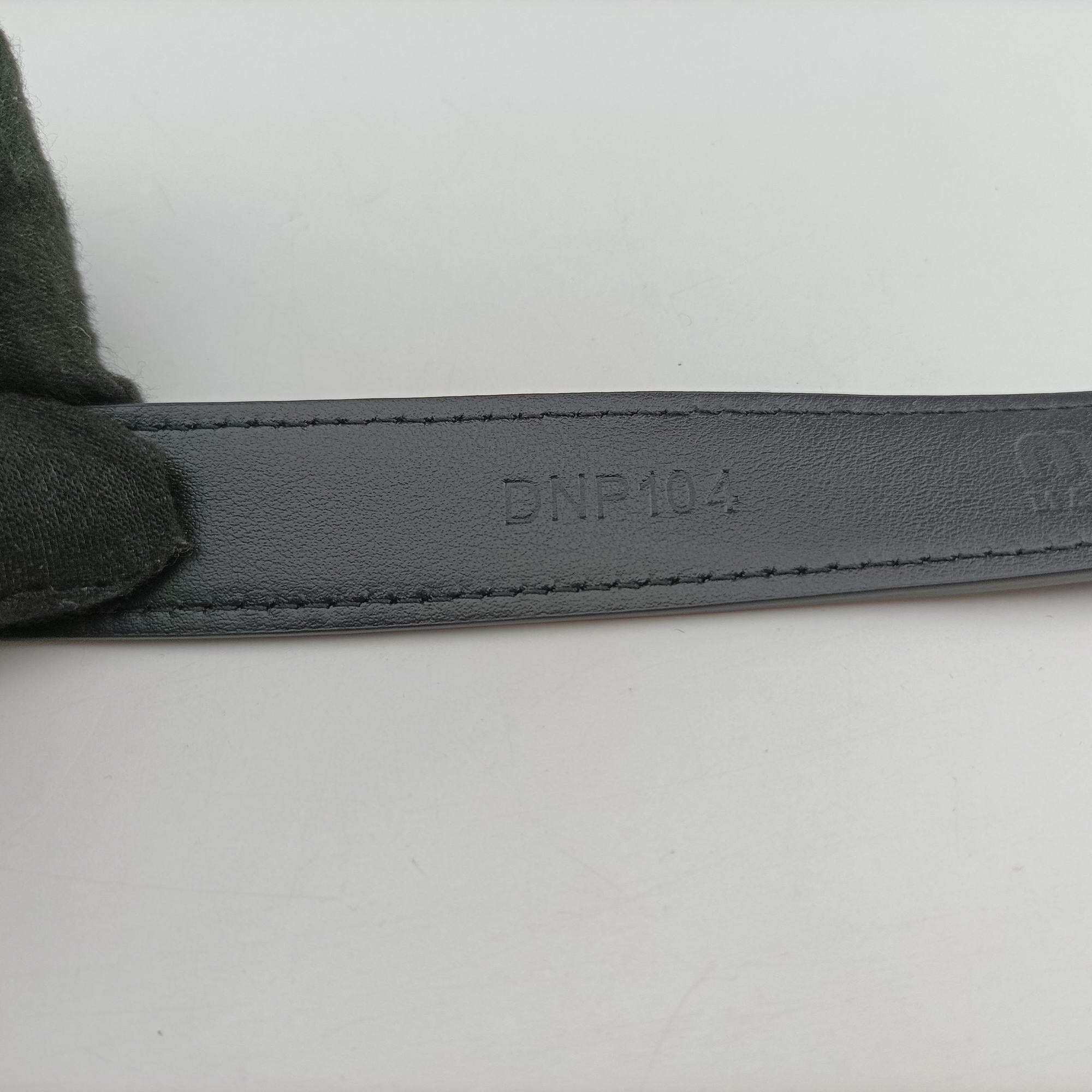 logo Black leather DNP104ロゴ ブラック レザー DNP104