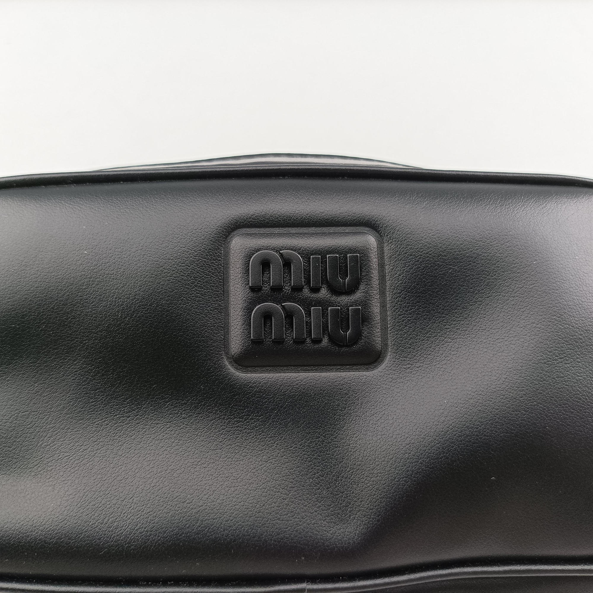 logo Black leather DNP104ロゴ ブラック レザー DNP104