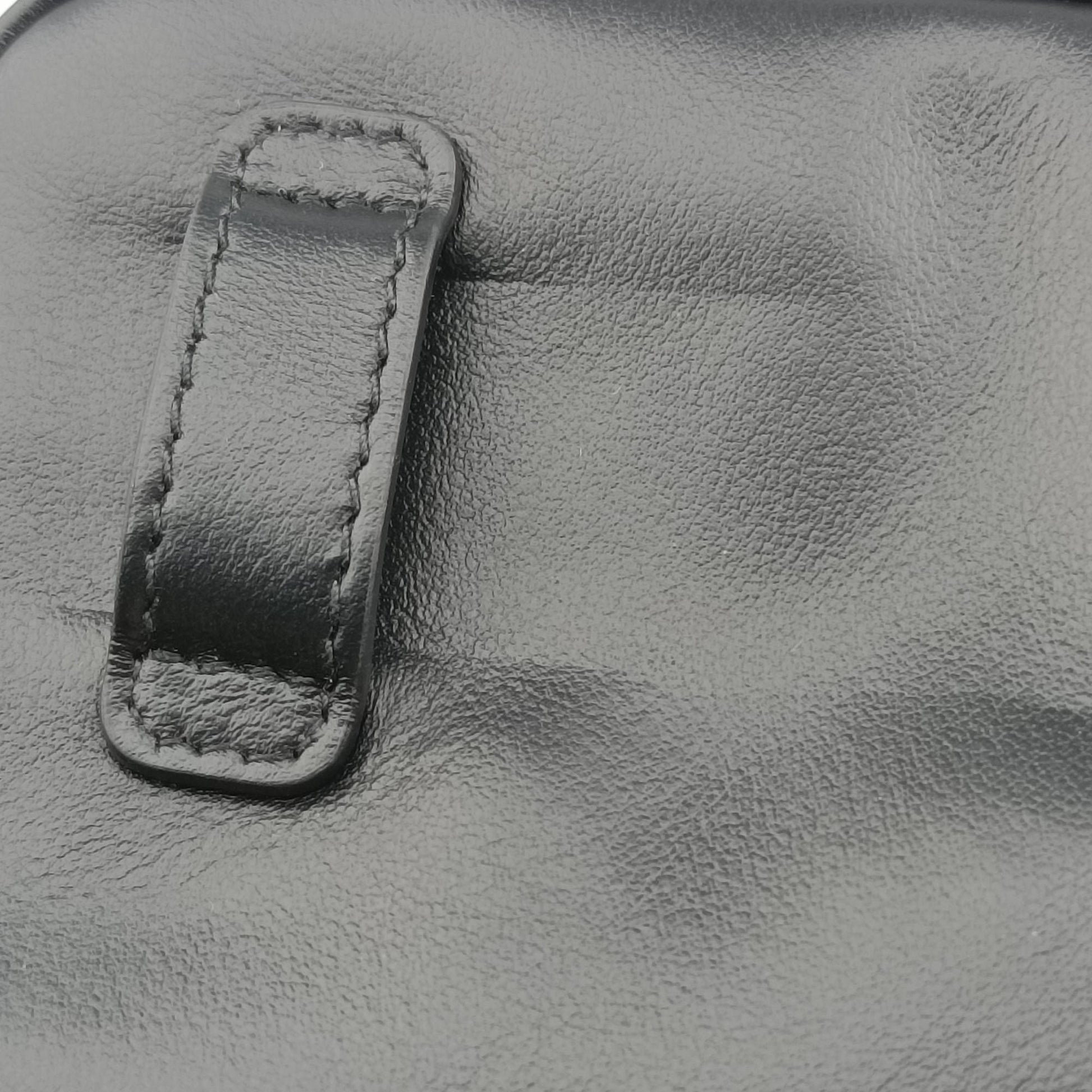 logo Black leather DNP104ロゴ ブラック レザー DNP104