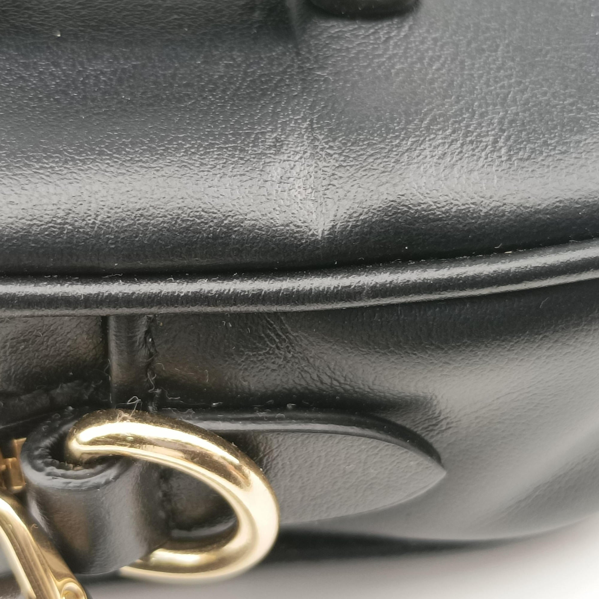 logo Black leather DNP104ロゴ ブラック レザー DNP104