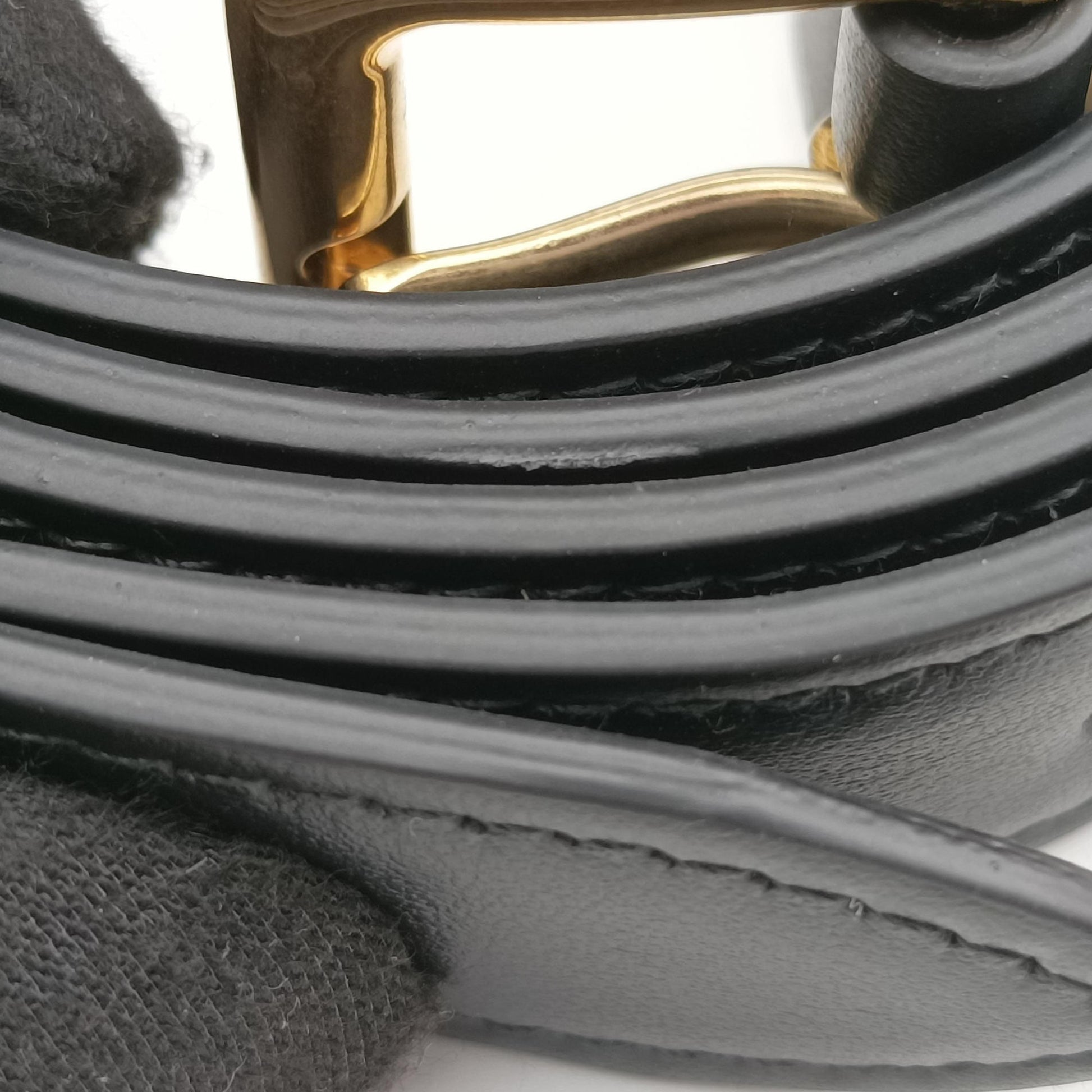 logo Black leather DNP104ロゴ ブラック レザー DNP104