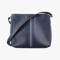 Stripe Navy × Blue × Gray Saffiano Leather 180/Dストライプ ネイビー × ブルー × グレー サフィアーノレザー 180/D