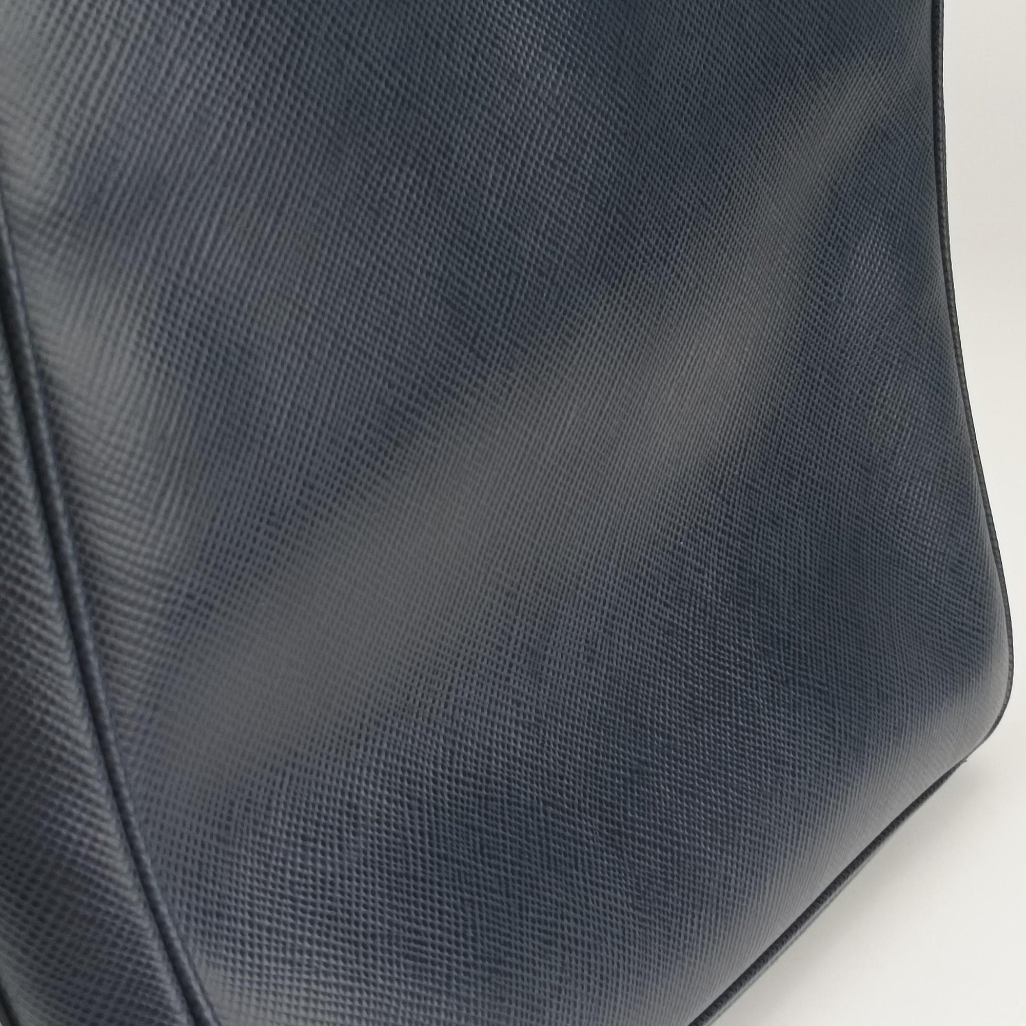 Stripe Navy × Blue × Gray Saffiano Leather 180/Dストライプ ネイビー × ブルー × グレー サフィアーノレザー 180/D