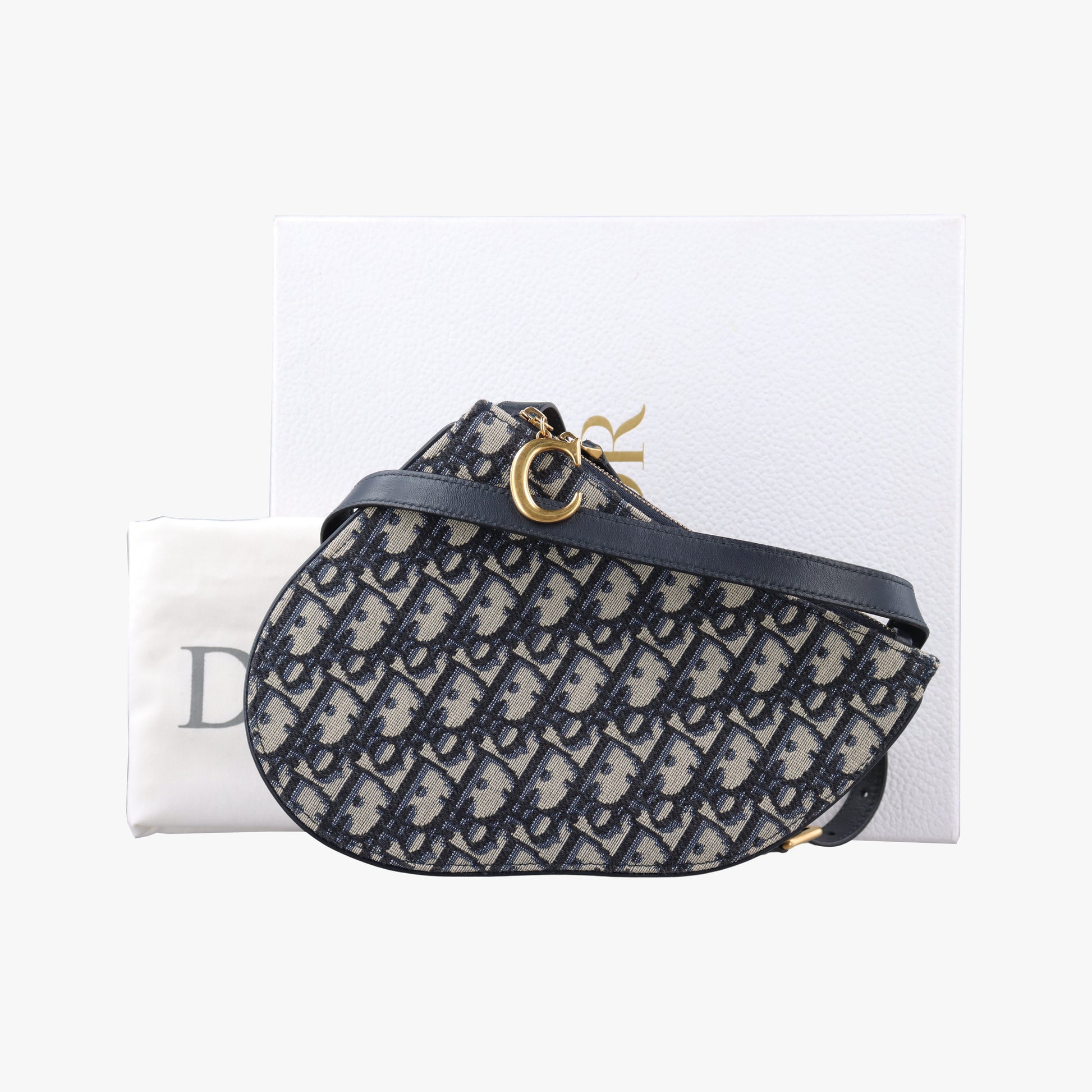 Saddle Navy Jacquard×Leather 12-MA-0149サドル ネイビー ジャガード×レザー 12-MA-0149
