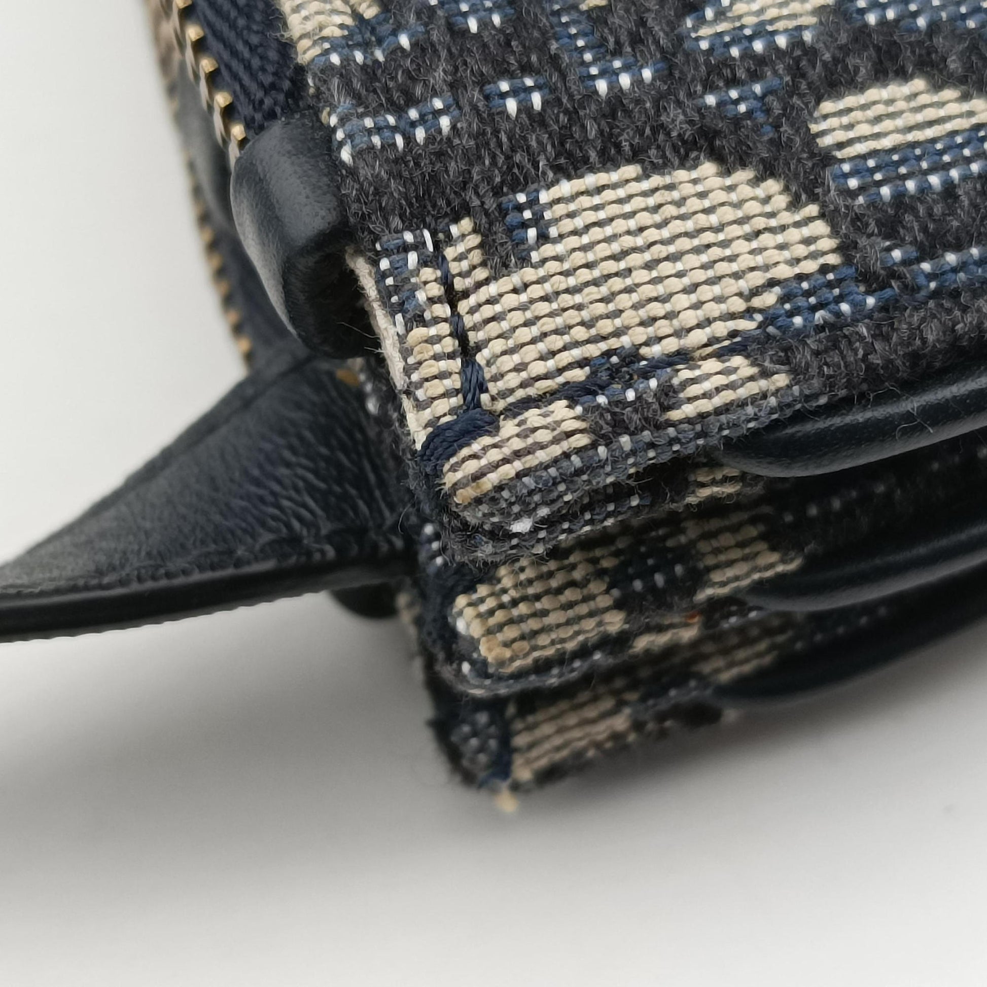 Saddle Navy Jacquard×Leather 12-MA-0149サドル ネイビー ジャガード×レザー 12-MA-0149