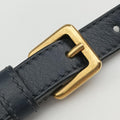 Saddle Navy Jacquard×Leather 12-MA-0149サドル ネイビー ジャガード×レザー 12-MA-0149