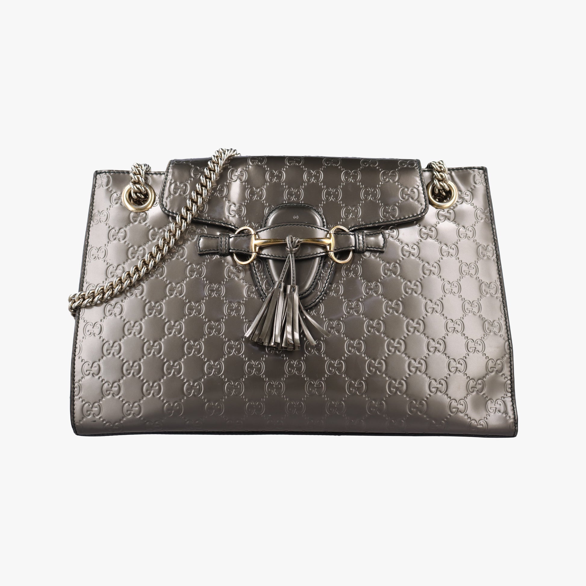 Emily Dark gold Patent Leather 295403 E017065542エミリー ダークゴールド パテント 295403 E017065542