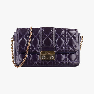 Miss Dior Cannage New Rock Purple Patent 24-MA-0193ミス ディオール カナージュ ニューロック パープル パテント 24-MA-0193