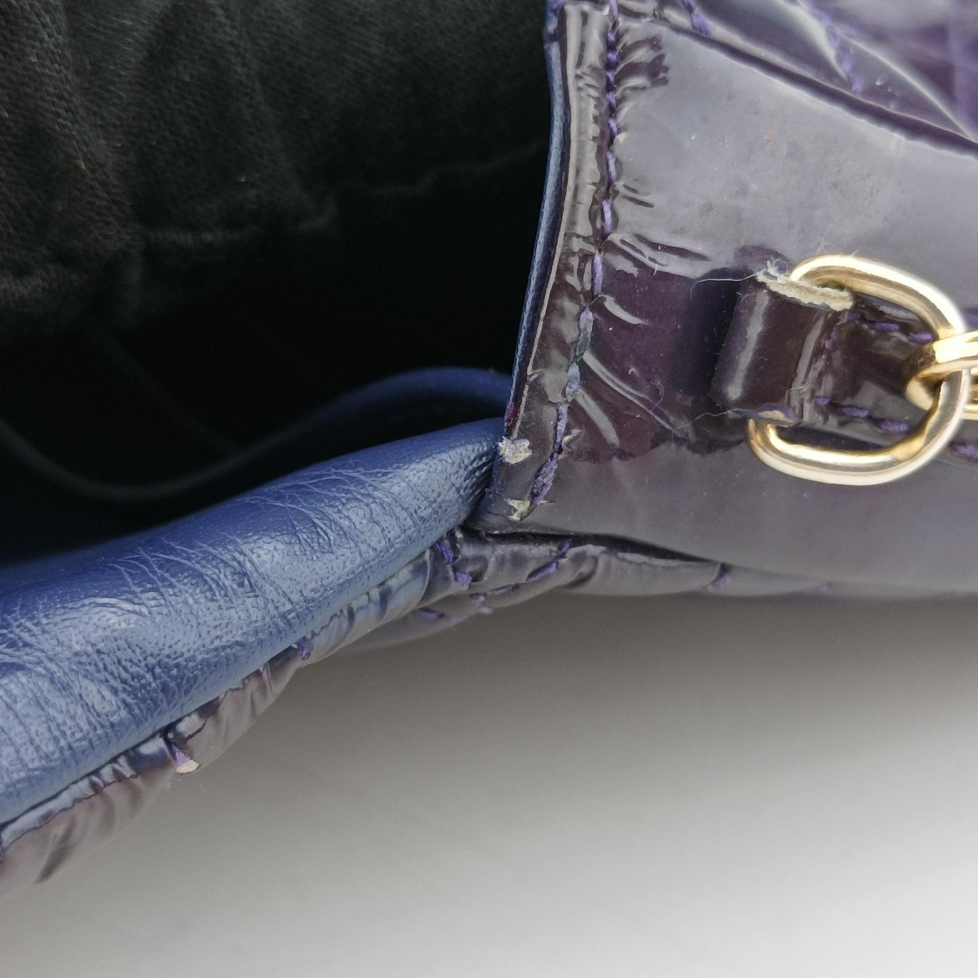 Miss Dior Cannage New Rock Purple Patent 24-MA-0193ミス ディオール カナージュ ニューロック パープル パテント 24-MA-0193