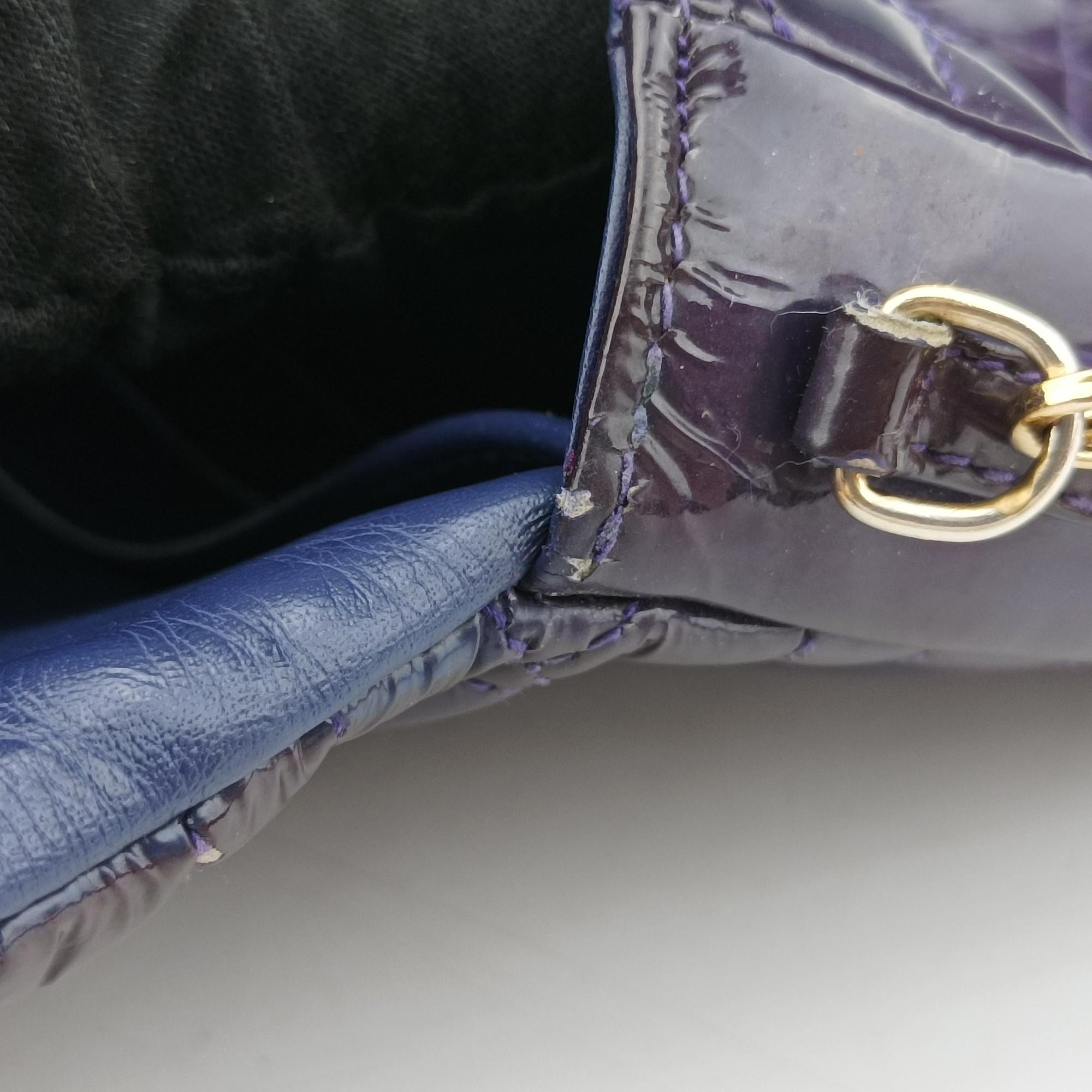 Miss Dior Cannage New Rock Purple Patent 24-MA-0193ミス ディオール カナージュ ニューロック パープル パテント 24-MA-0193