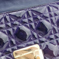 Miss Dior Cannage New Rock Purple Patent 24-MA-0193ミス ディオール カナージュ ニューロック パープル パテント 24-MA-0193