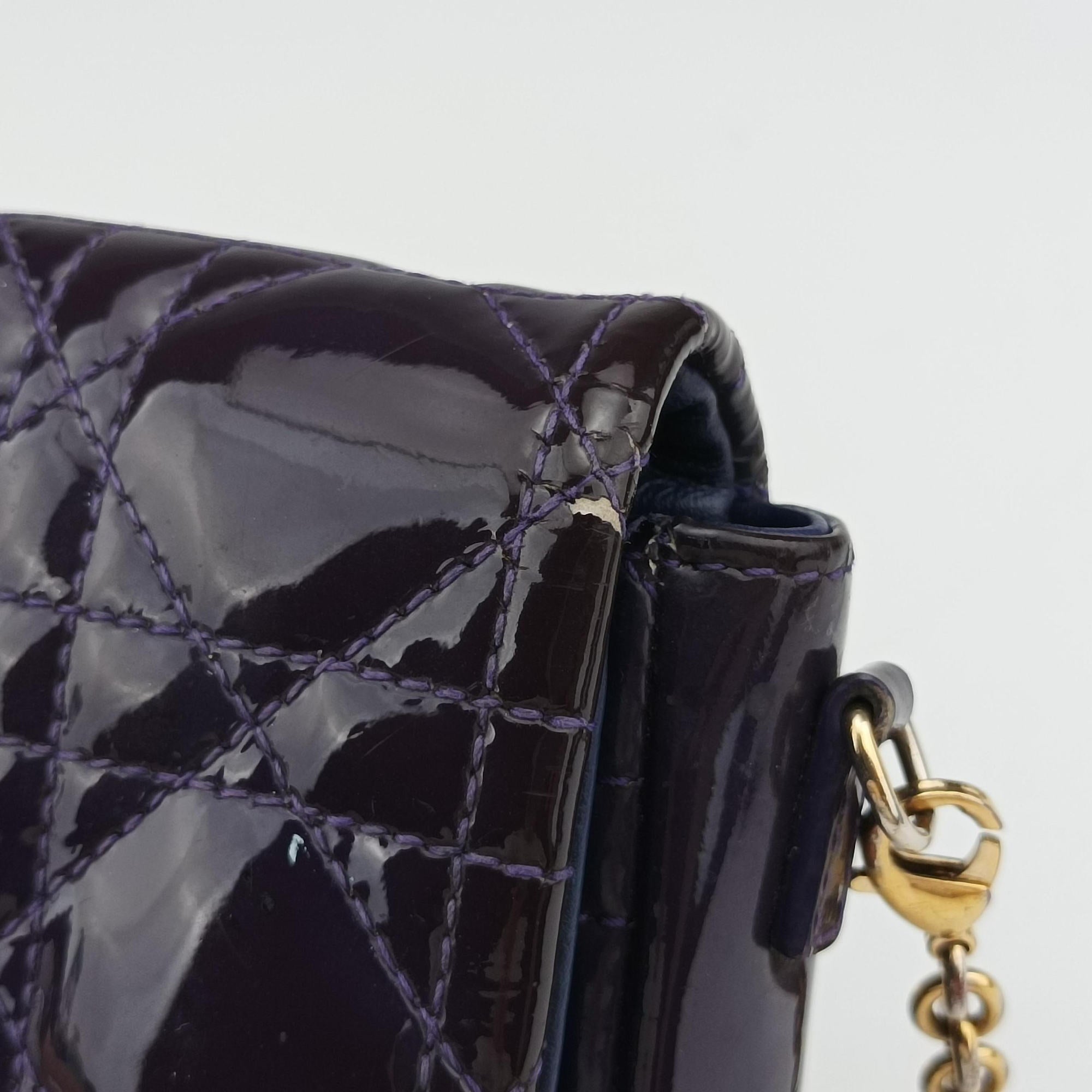 Miss Dior Cannage New Rock Purple Patent 24-MA-0193ミス ディオール カナージュ ニューロック パープル パテント 24-MA-0193
