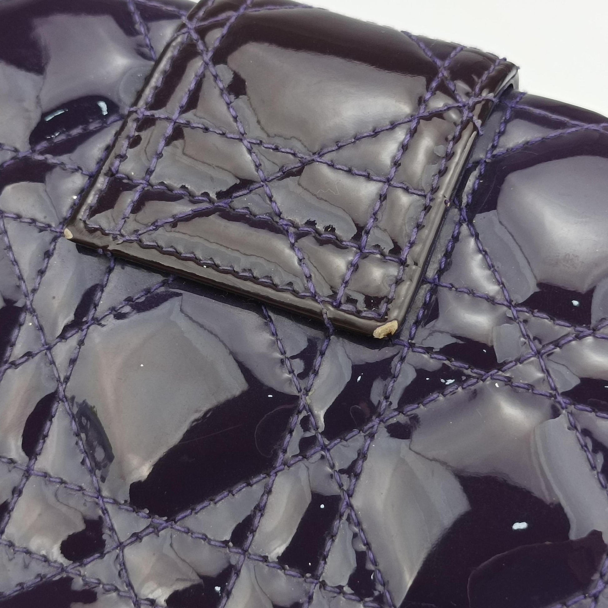 Miss Dior Cannage New Rock Purple Patent 24-MA-0193ミス ディオール カナージュ ニューロック パープル パテント 24-MA-0193