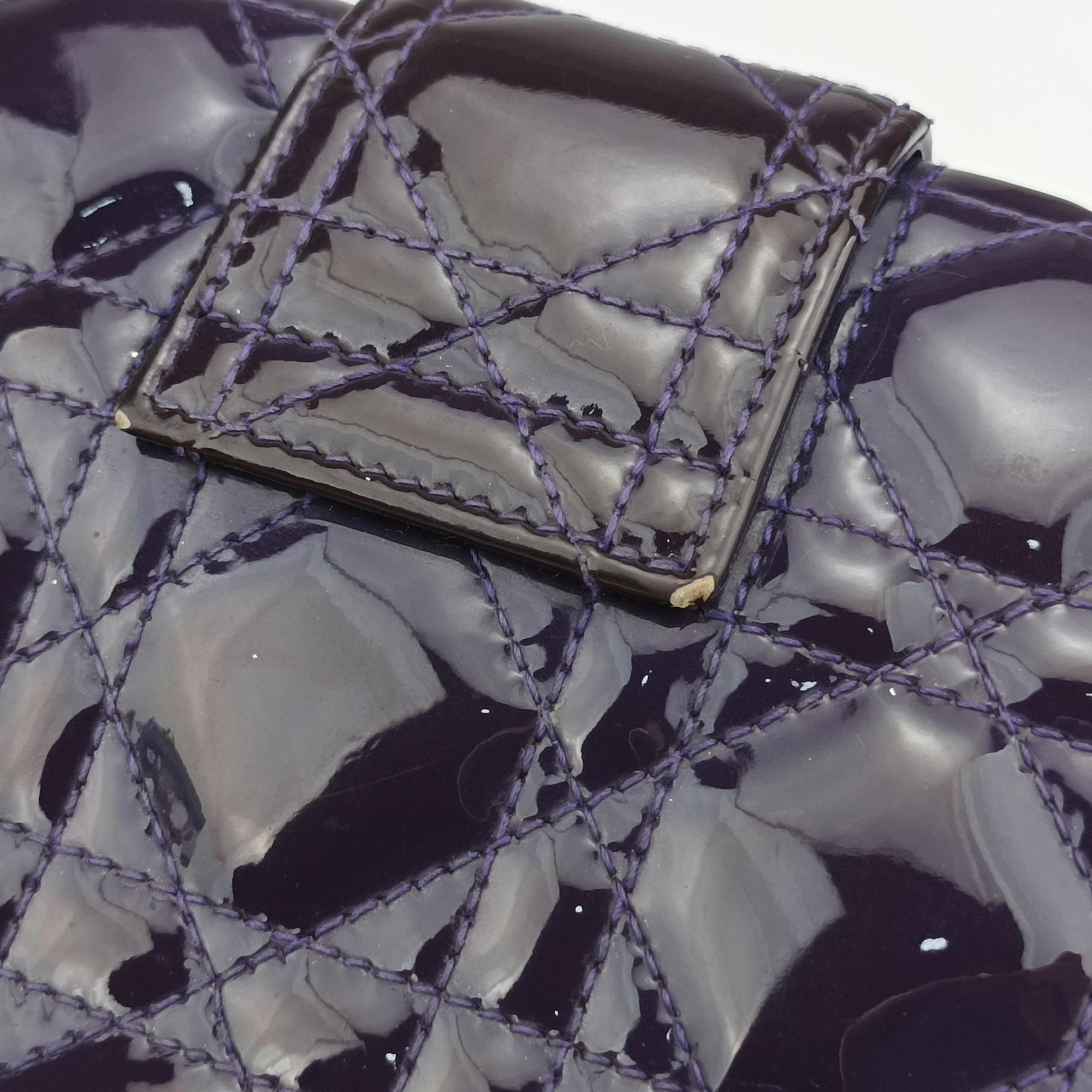 Miss Dior Cannage New Rock Purple Patent 24-MA-0193ミス ディオール カナージュ ニューロック パープル パテント 24-MA-0193