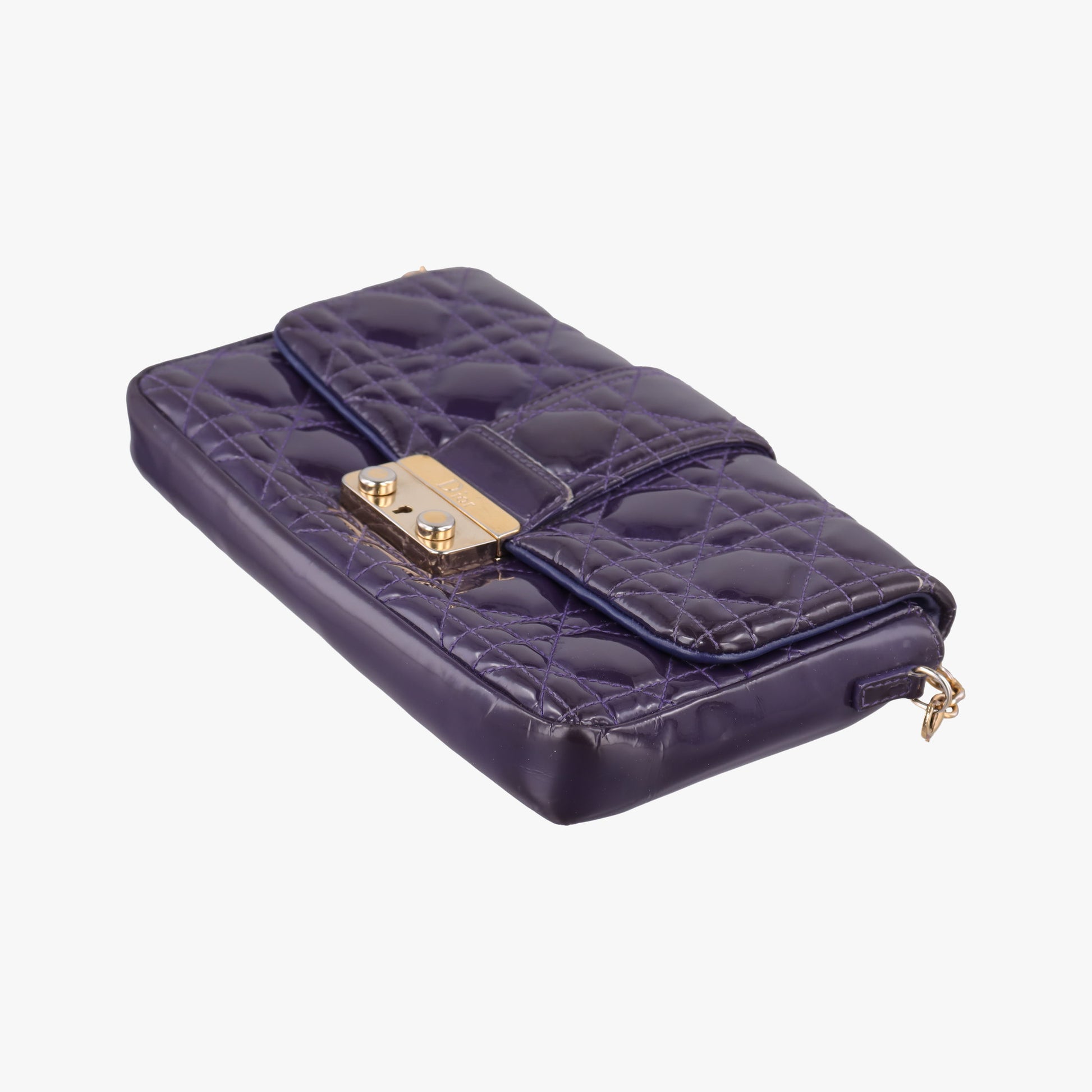 Miss Dior Cannage New Rock Purple Patent 24-MA-0193ミス ディオール カナージュ ニューロック パープル パテント 24-MA-0193