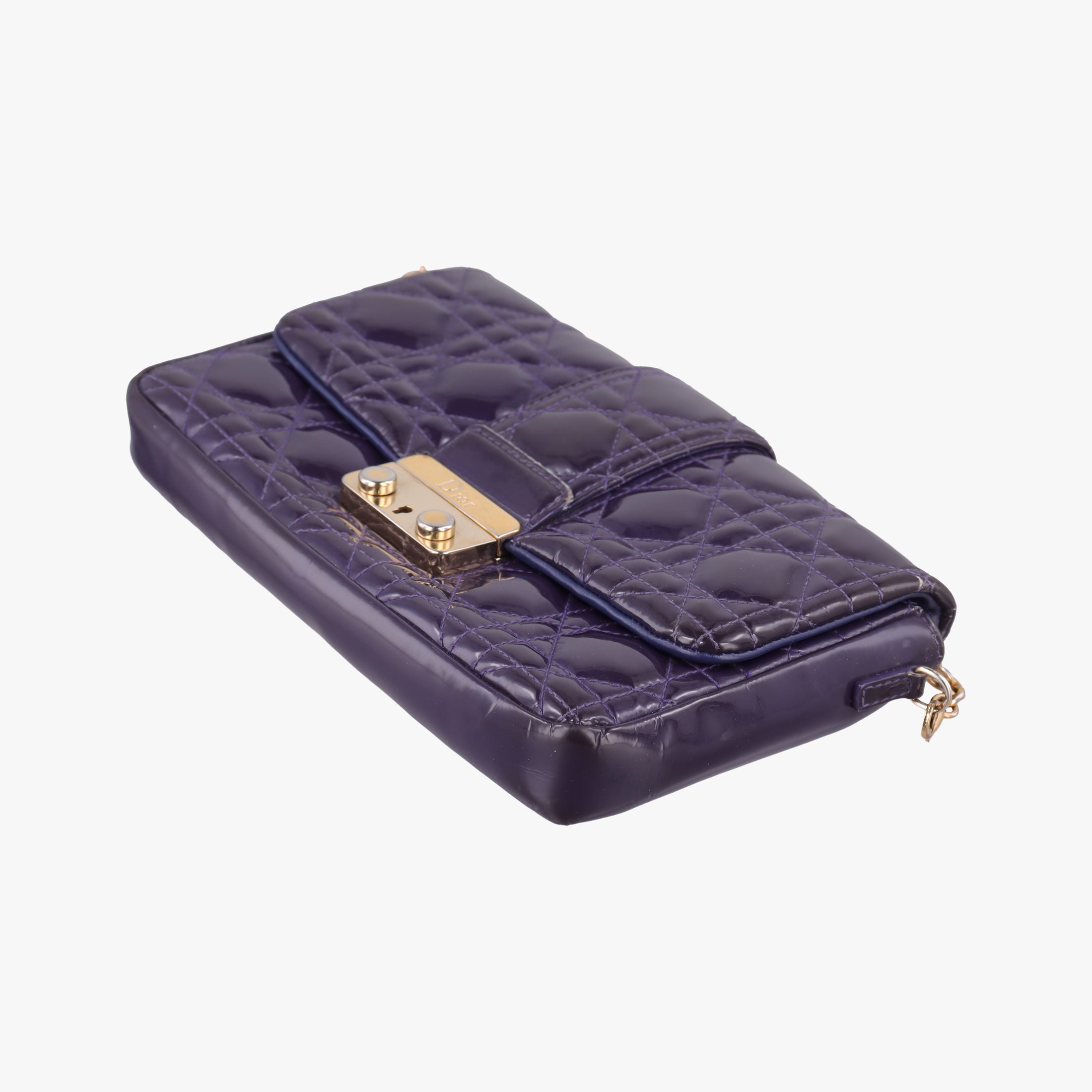 Miss Dior Cannage New Rock Purple Patent 24-MA-0193ミス ディオール カナージュ ニューロック パープル パテント 24-MA-0193