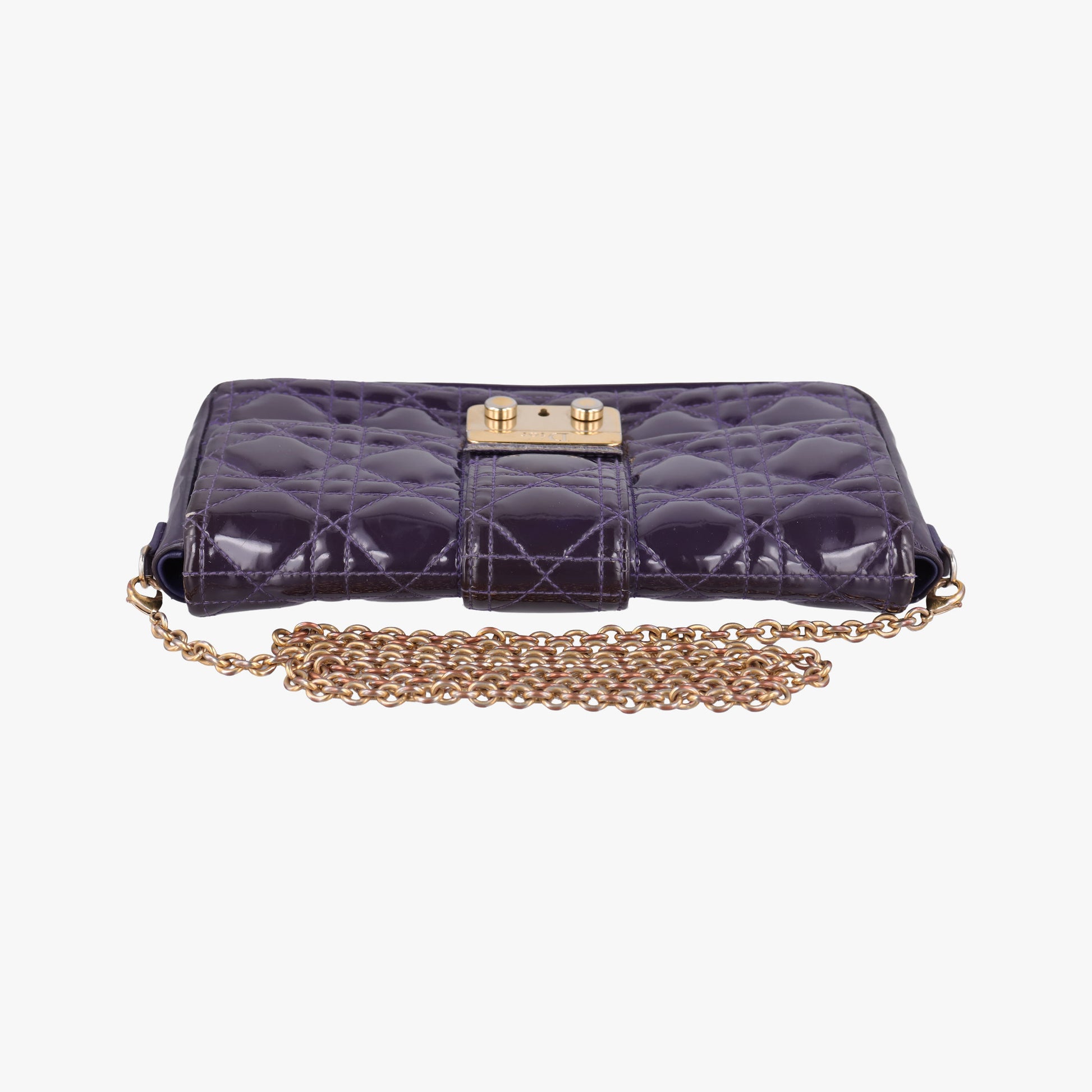 Miss Dior Cannage New Rock Purple Patent 24-MA-0193ミス ディオール カナージュ ニューロック パープル パテント 24-MA-0193